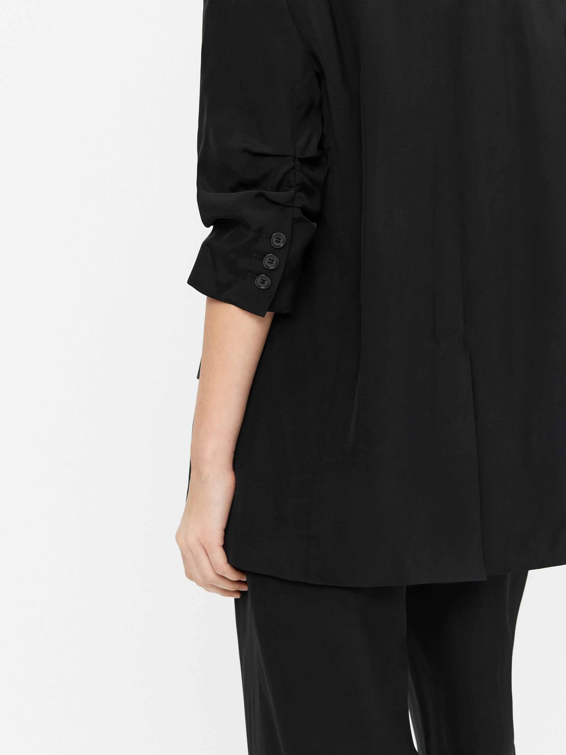 Padded Shoulders Relaxed Blazer - Image 16