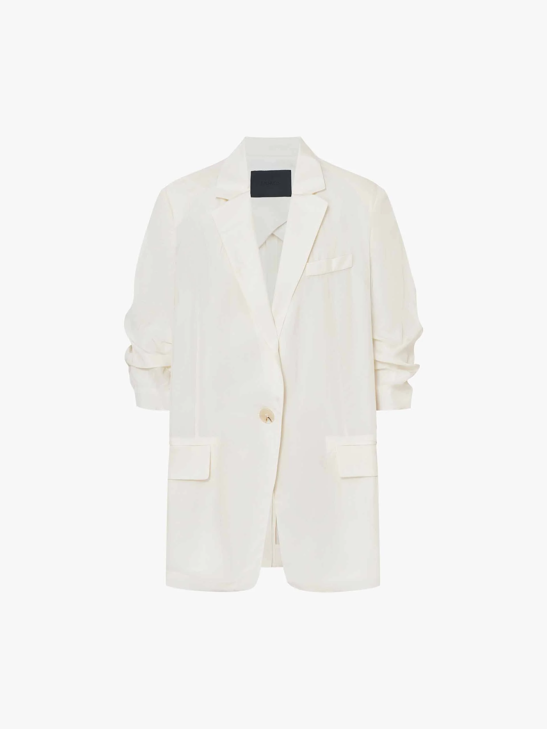 Padded Shoulders Relaxed Blazer - Image 5