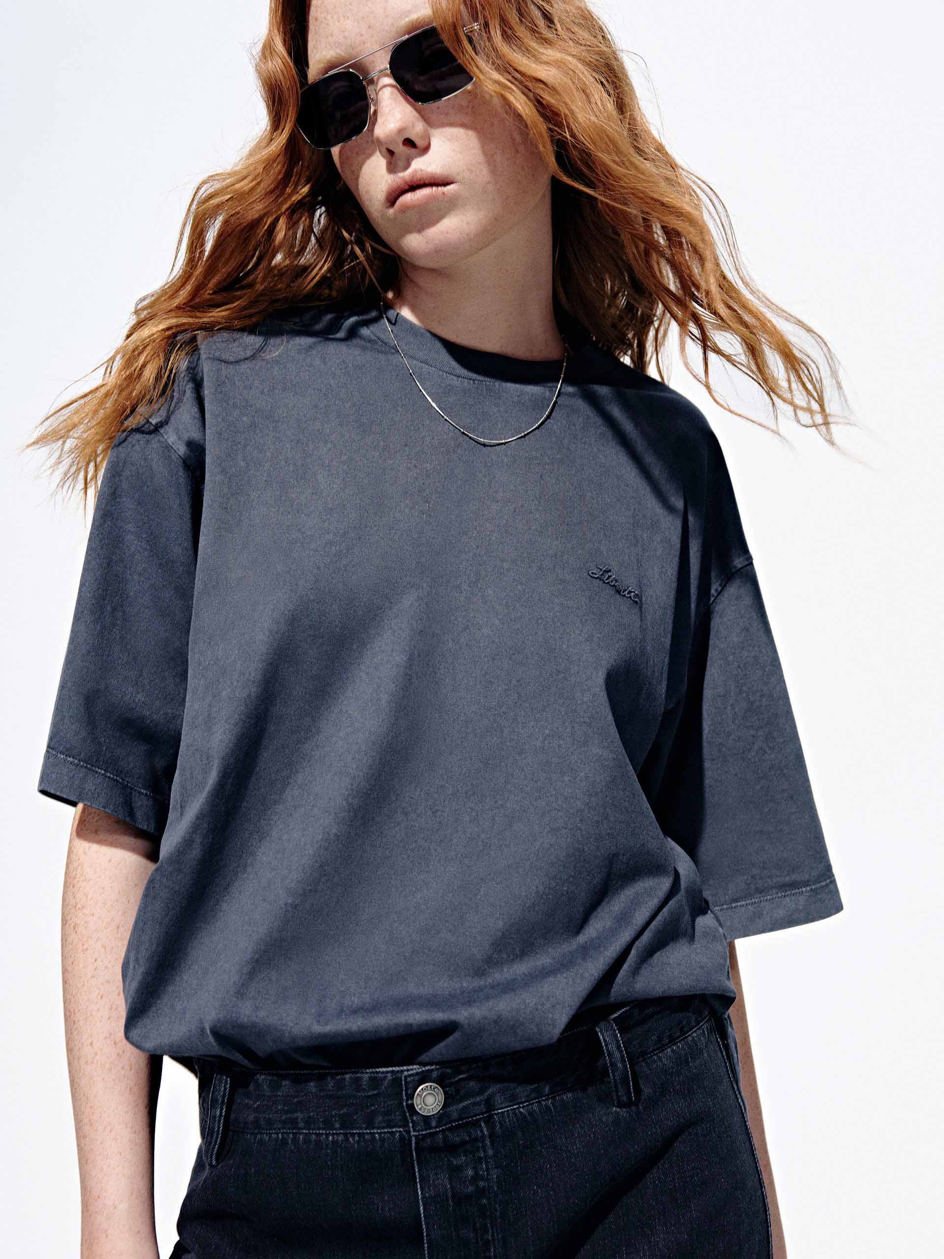 Paneled Detail T-shirt Dress - Image 7