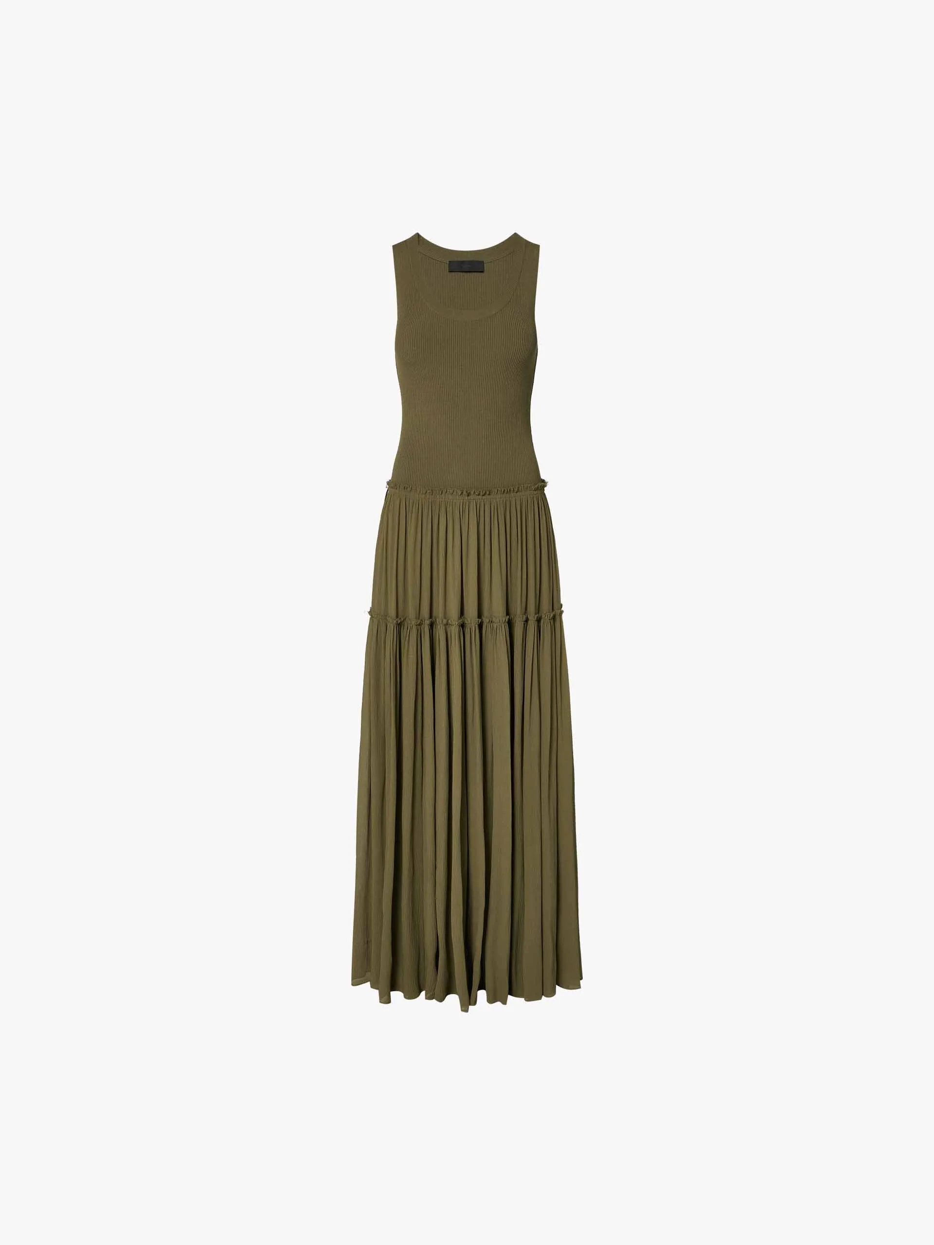 Paneled Long Tank Dress - Image 5