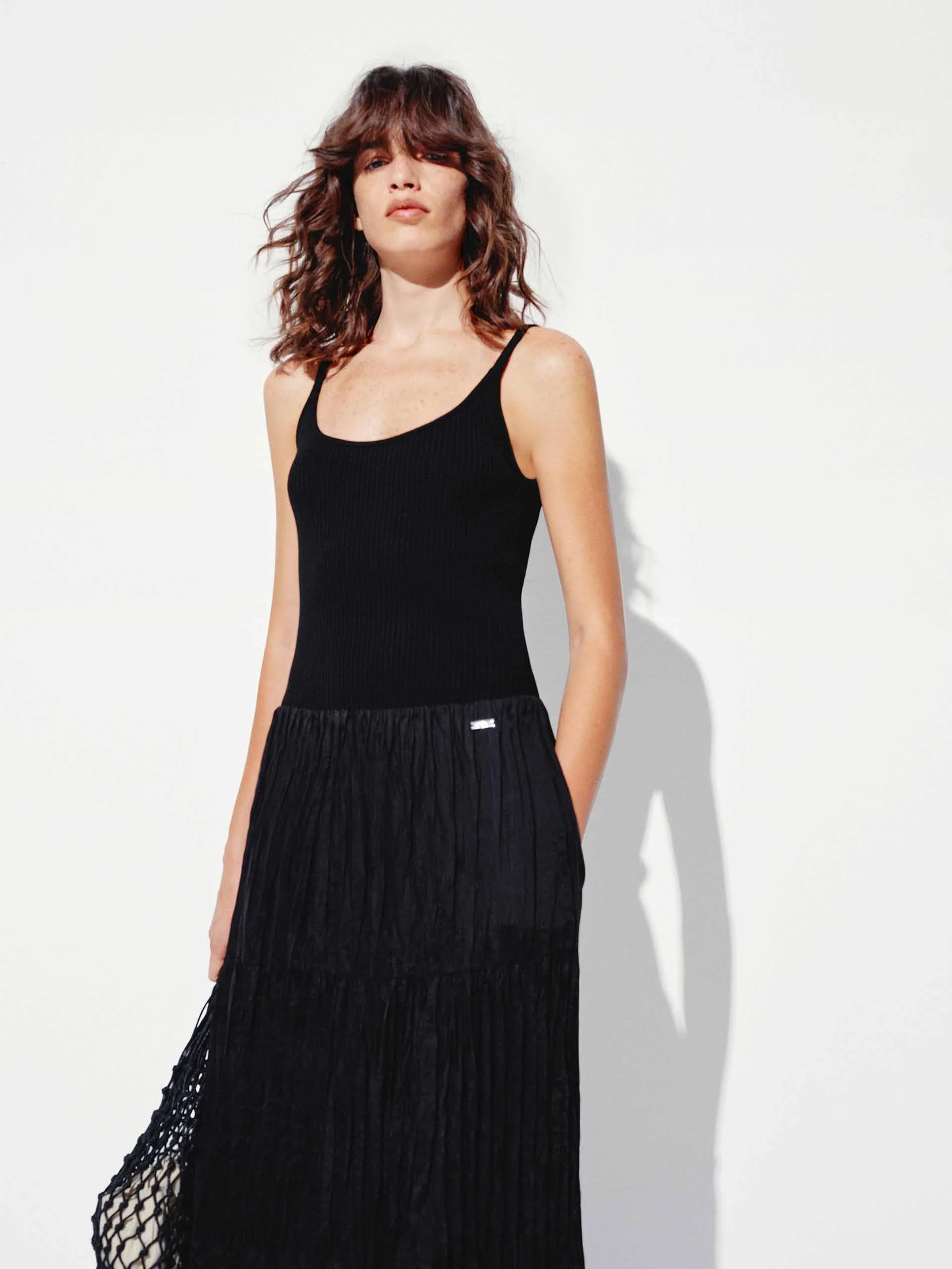 Paneled Maxi Tank Dress - Image 14
