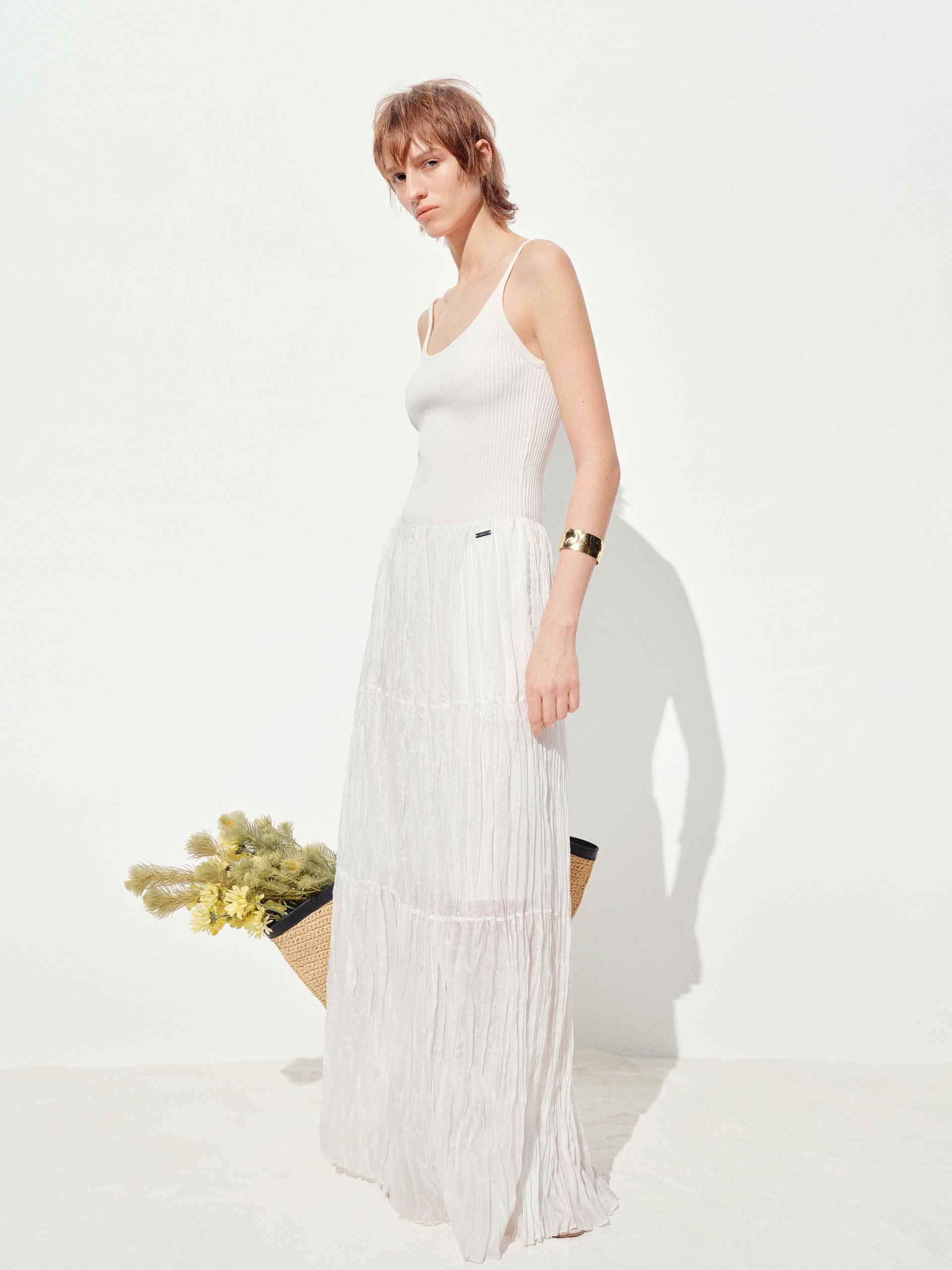 Paneled Maxi Tank Dress - Image 2