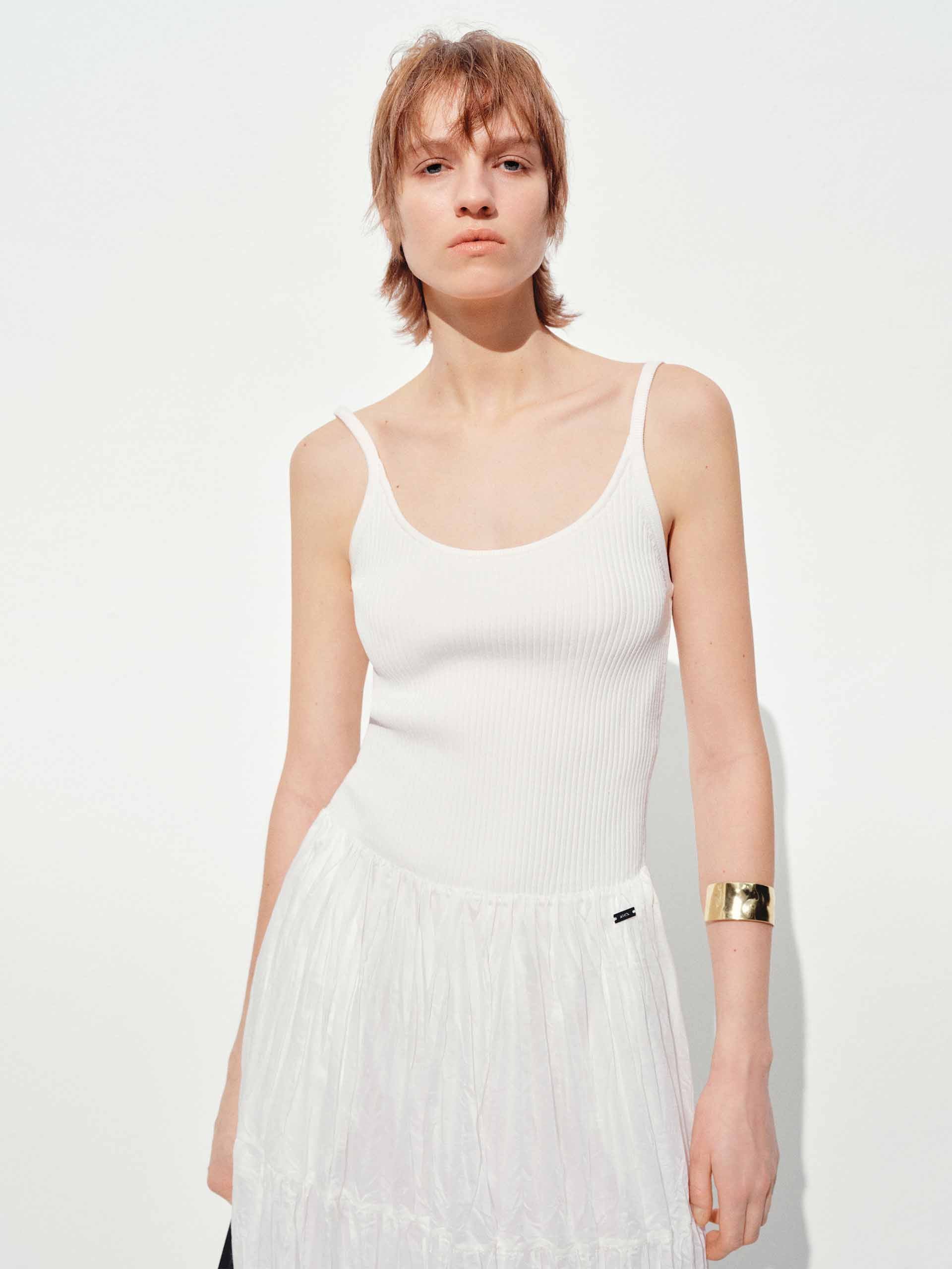 Paneled Maxi Tank Dress - Image 8