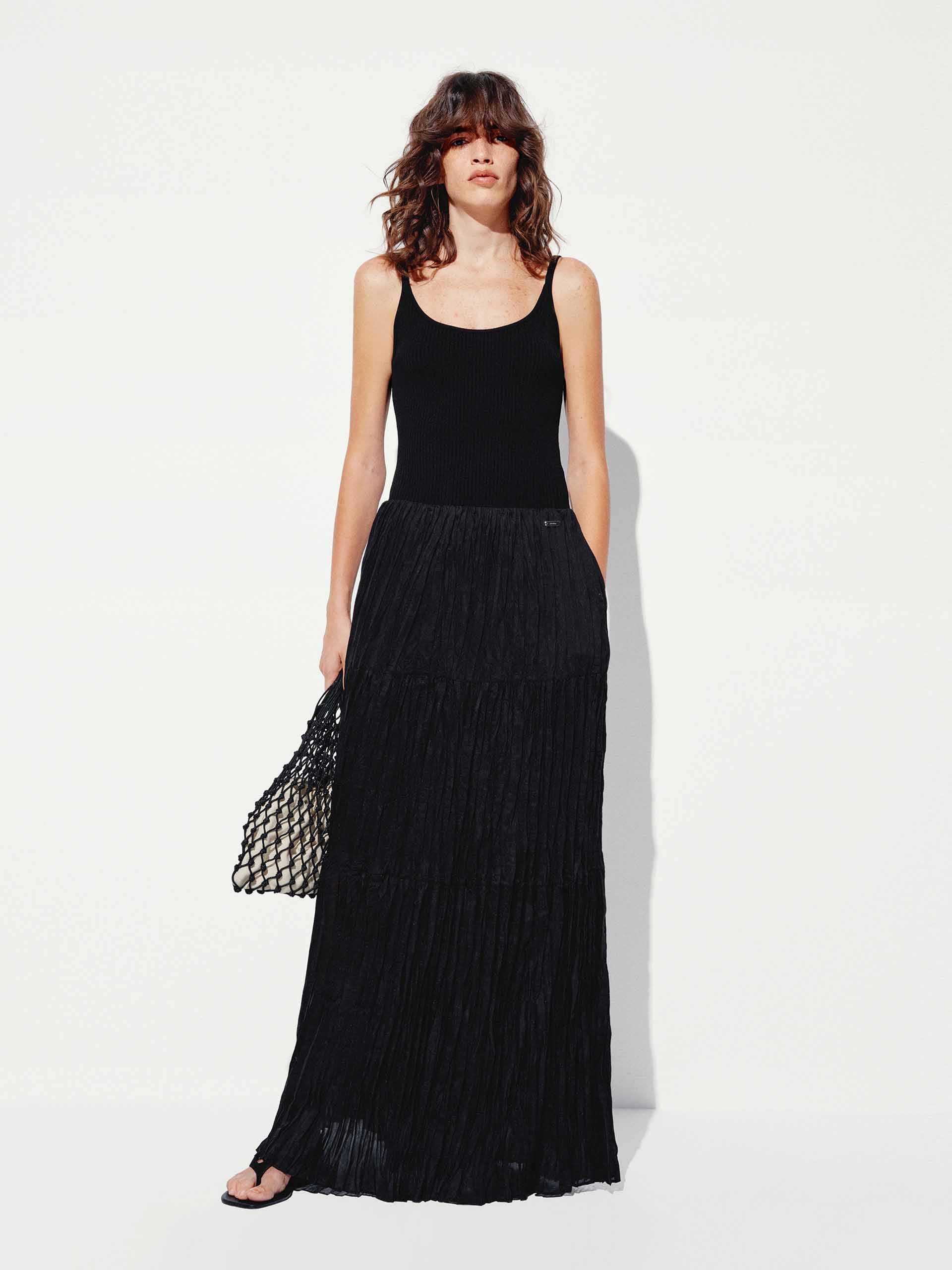Paneled Maxi Tank Dress - Image 9