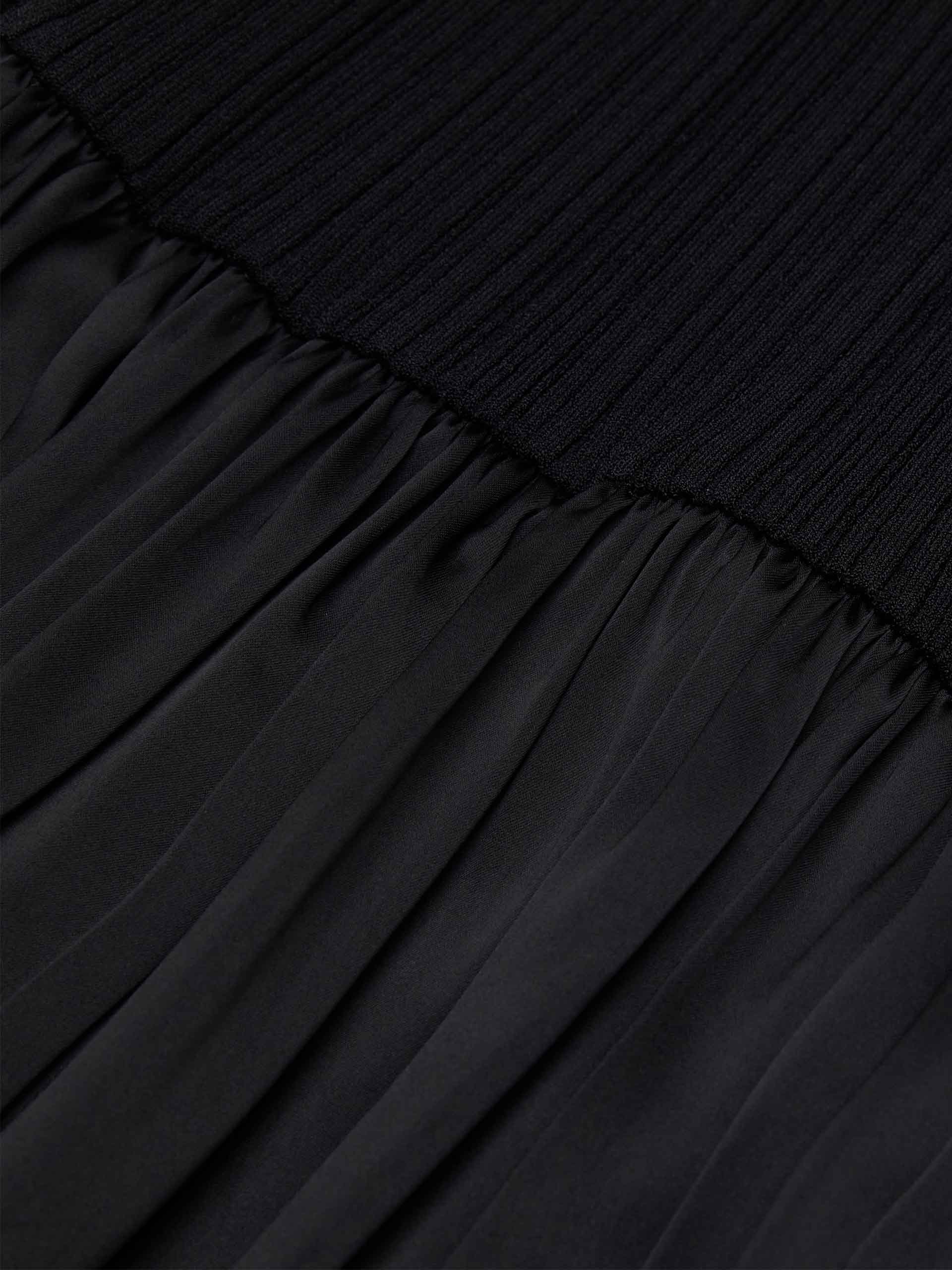 Paneled Off Shoulder Dress - Image 4