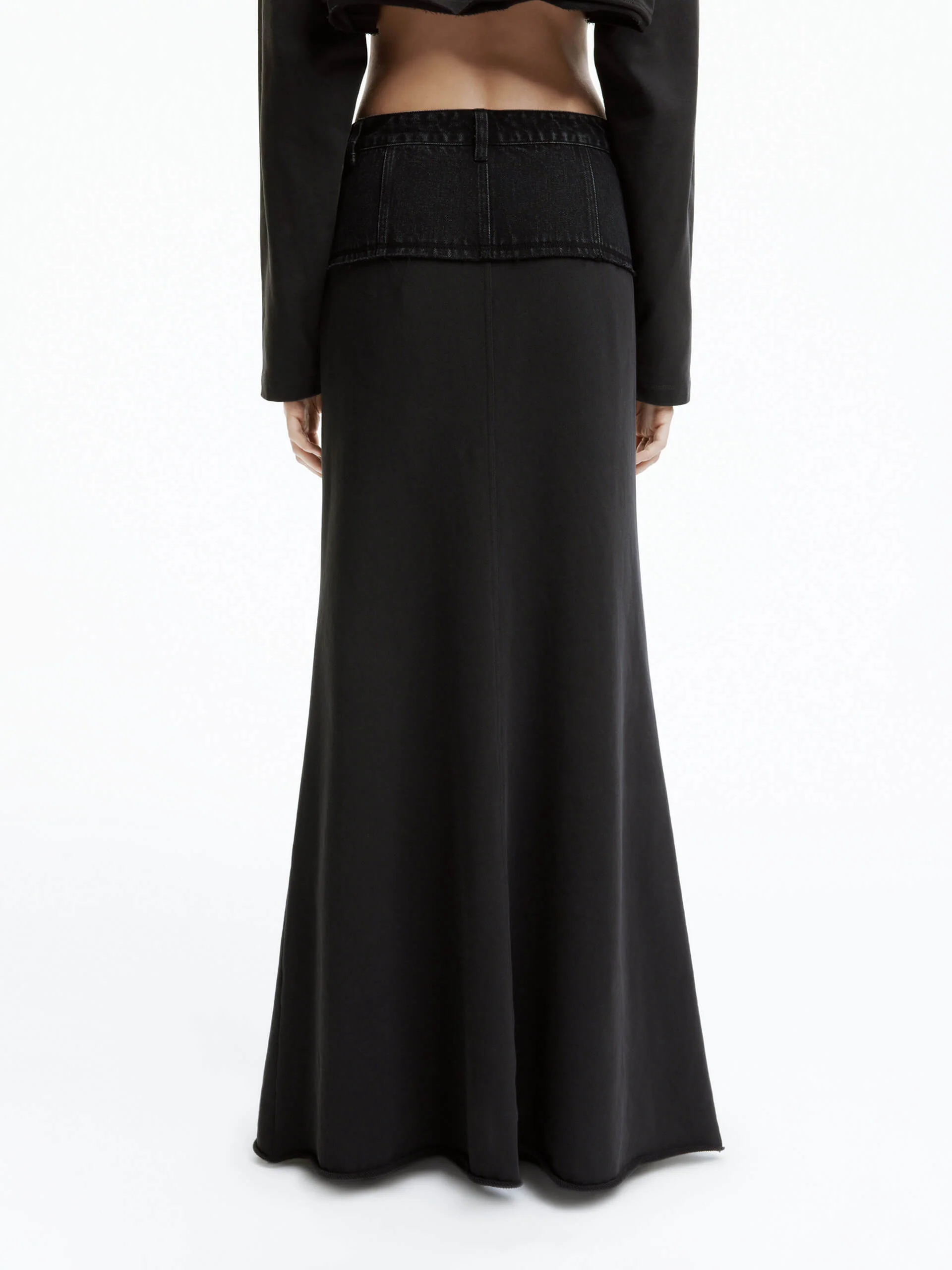 Paneled Ripped Detail Skirt - Image 13