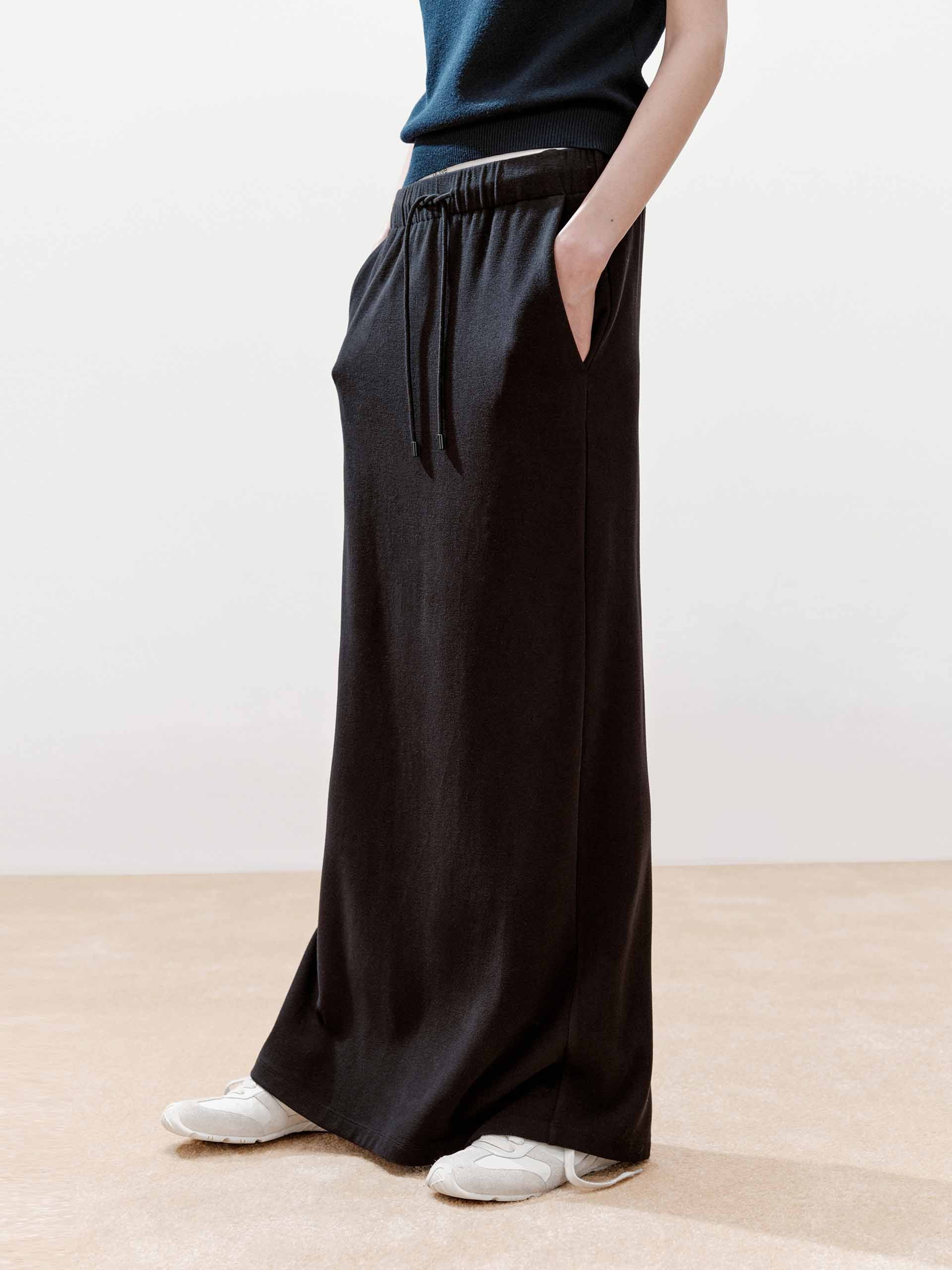 Paneled Waistband Drawstring Skirt - Image 11