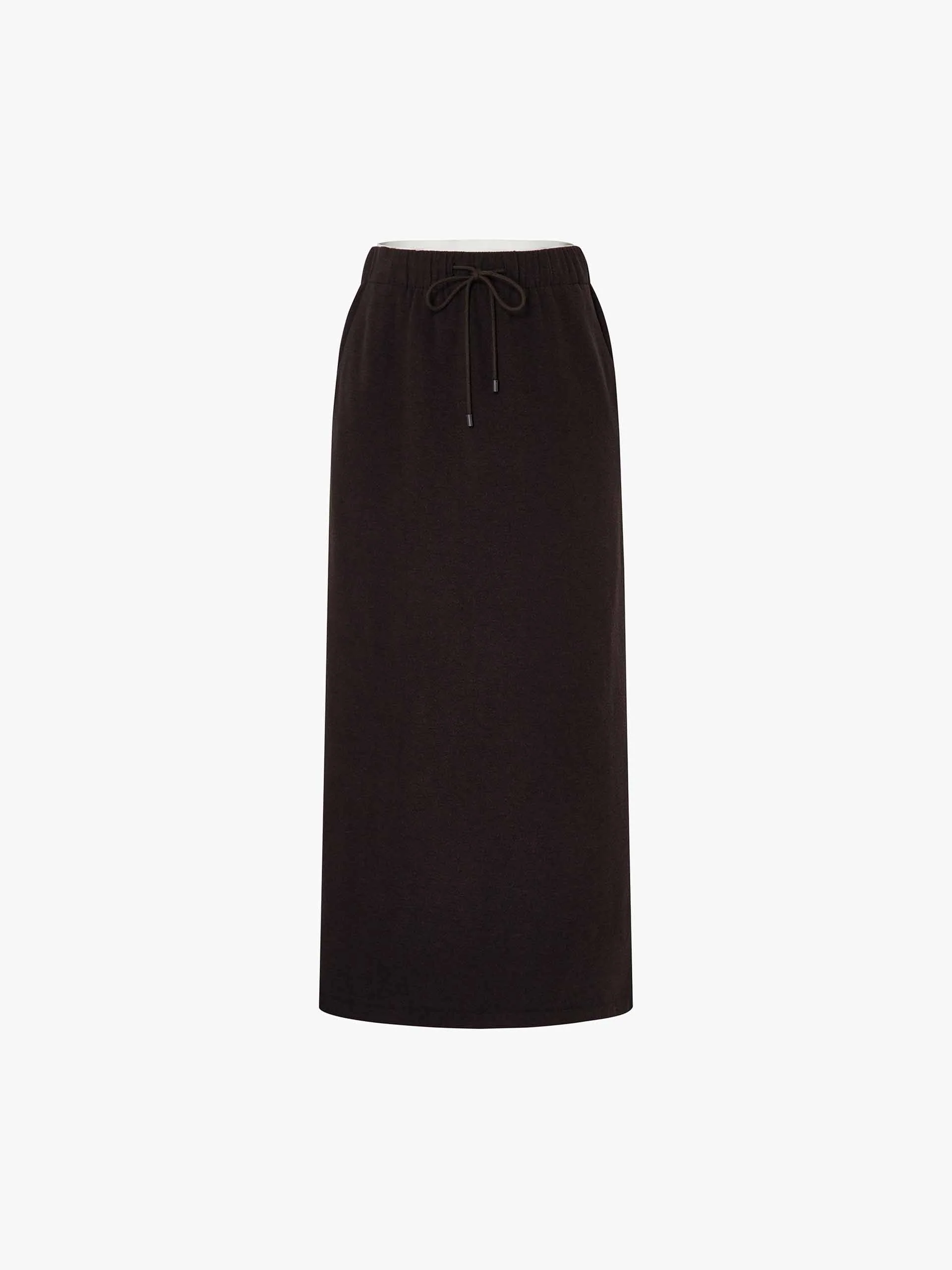 Paneled Waistband Drawstring Skirt - Image 5