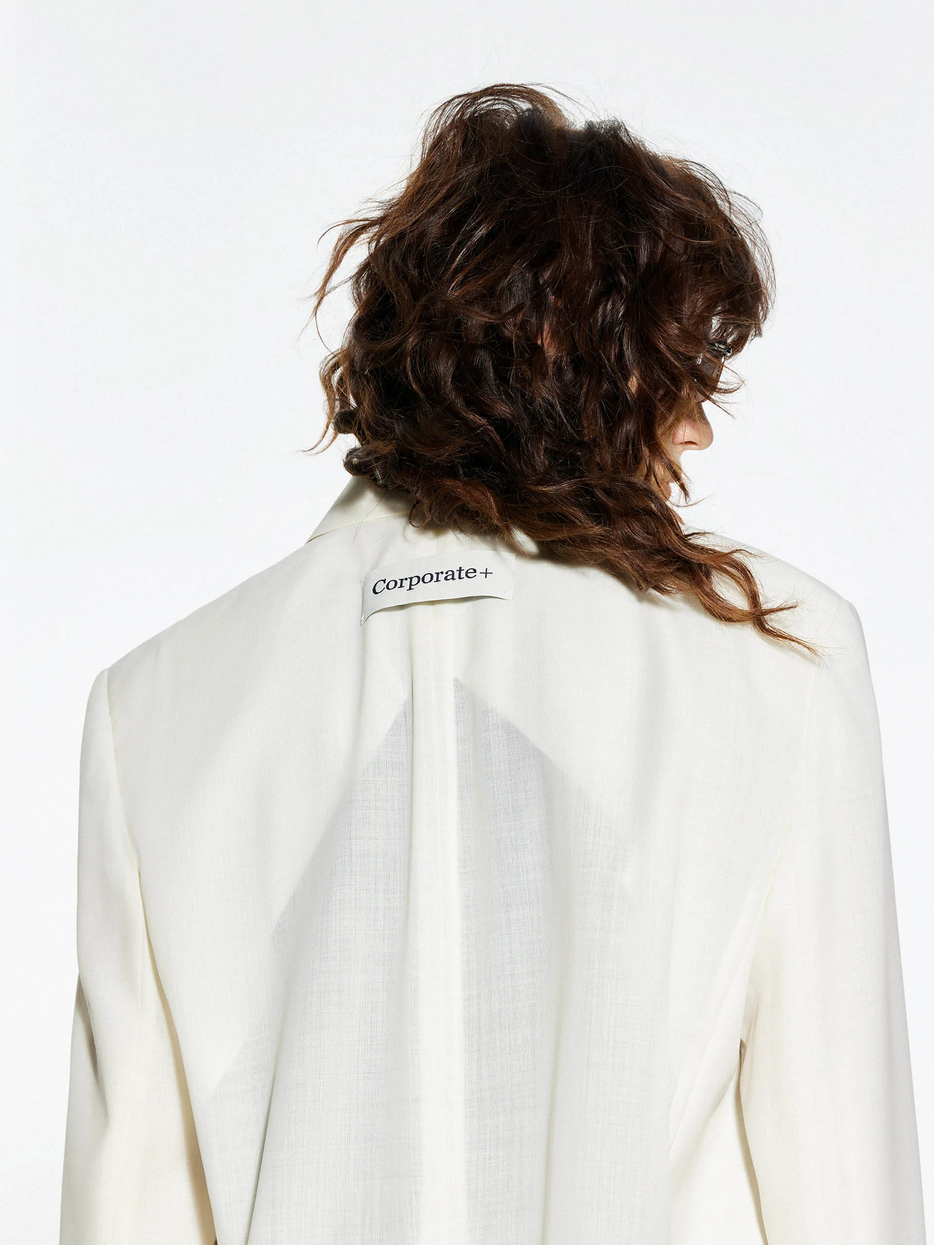 Peak Lapel Structured Blazer - Image 7