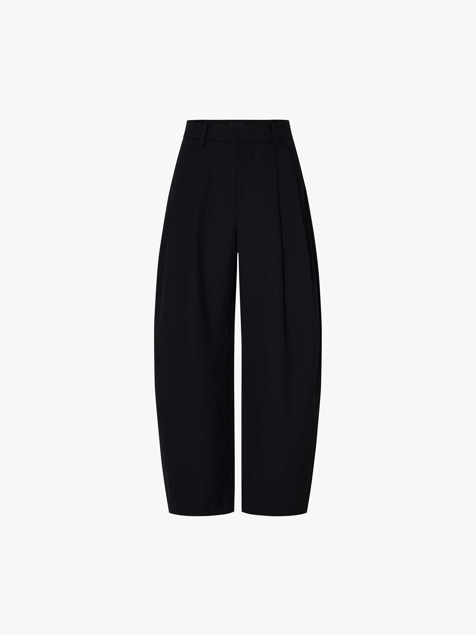 Pleated Barrel Leg Pants - Image 5