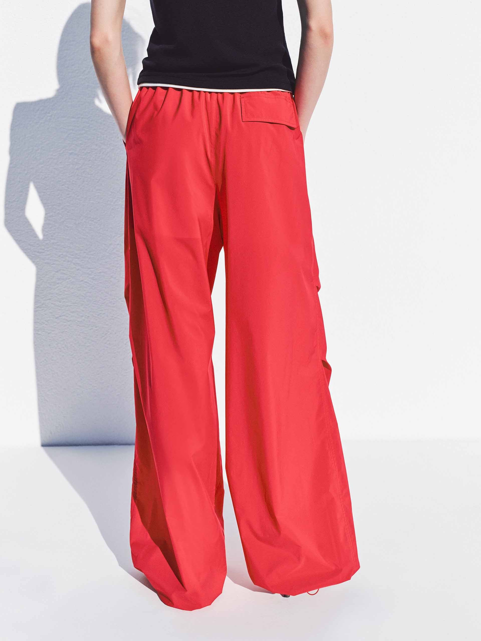 Pleated Detail Drawstring Pants - Image 19