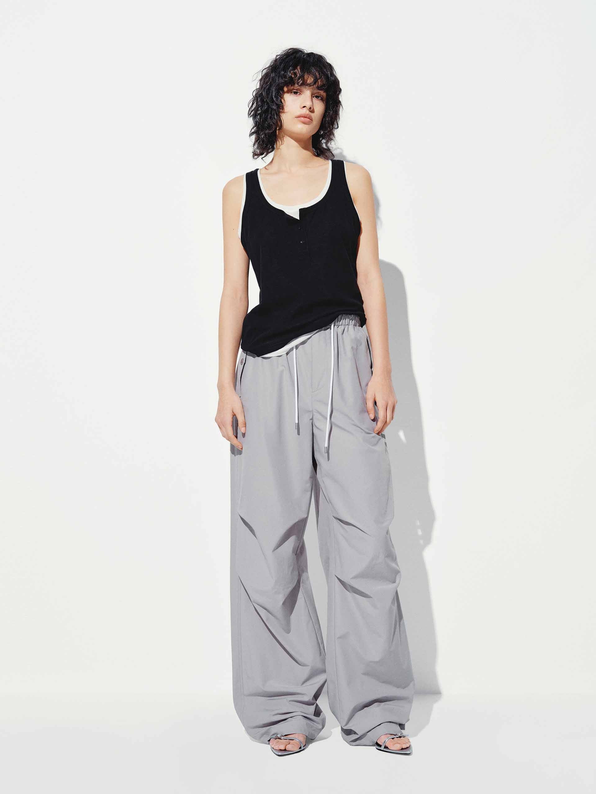 Pleated Drawstring Trousers - Image 10