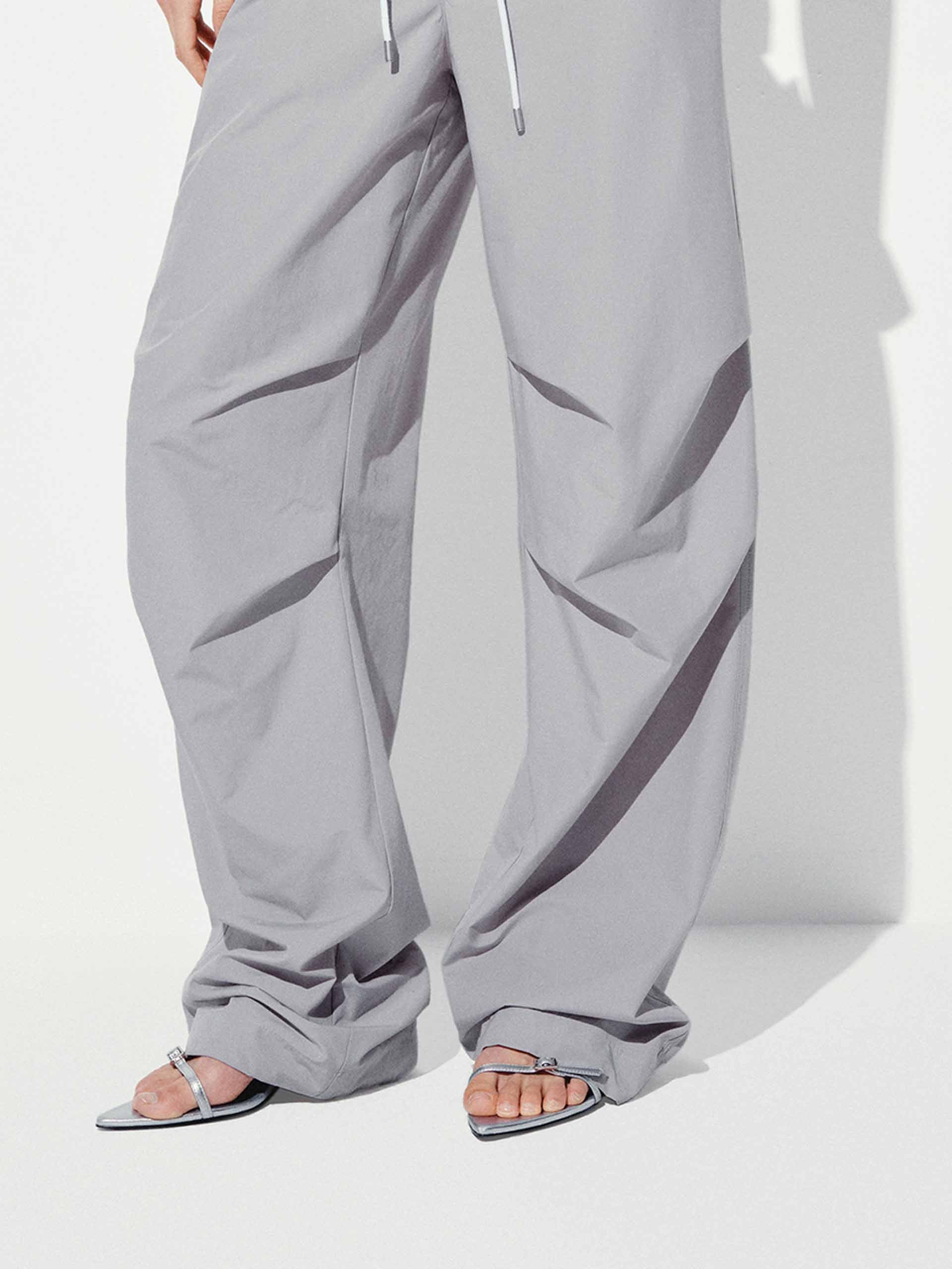 Pleated Drawstring Trousers - Image 15