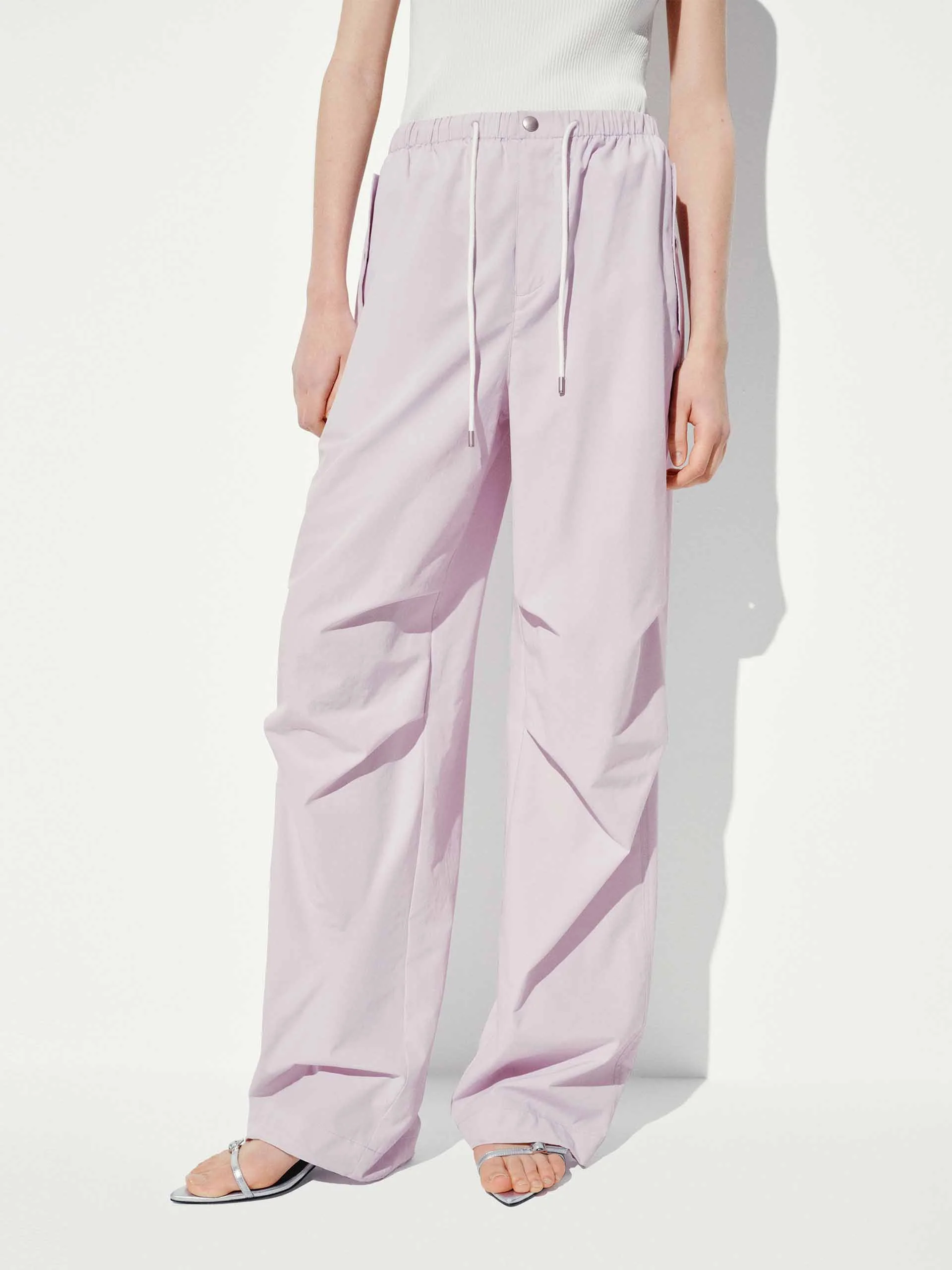 Pleated Drawstring Trousers - Image 16