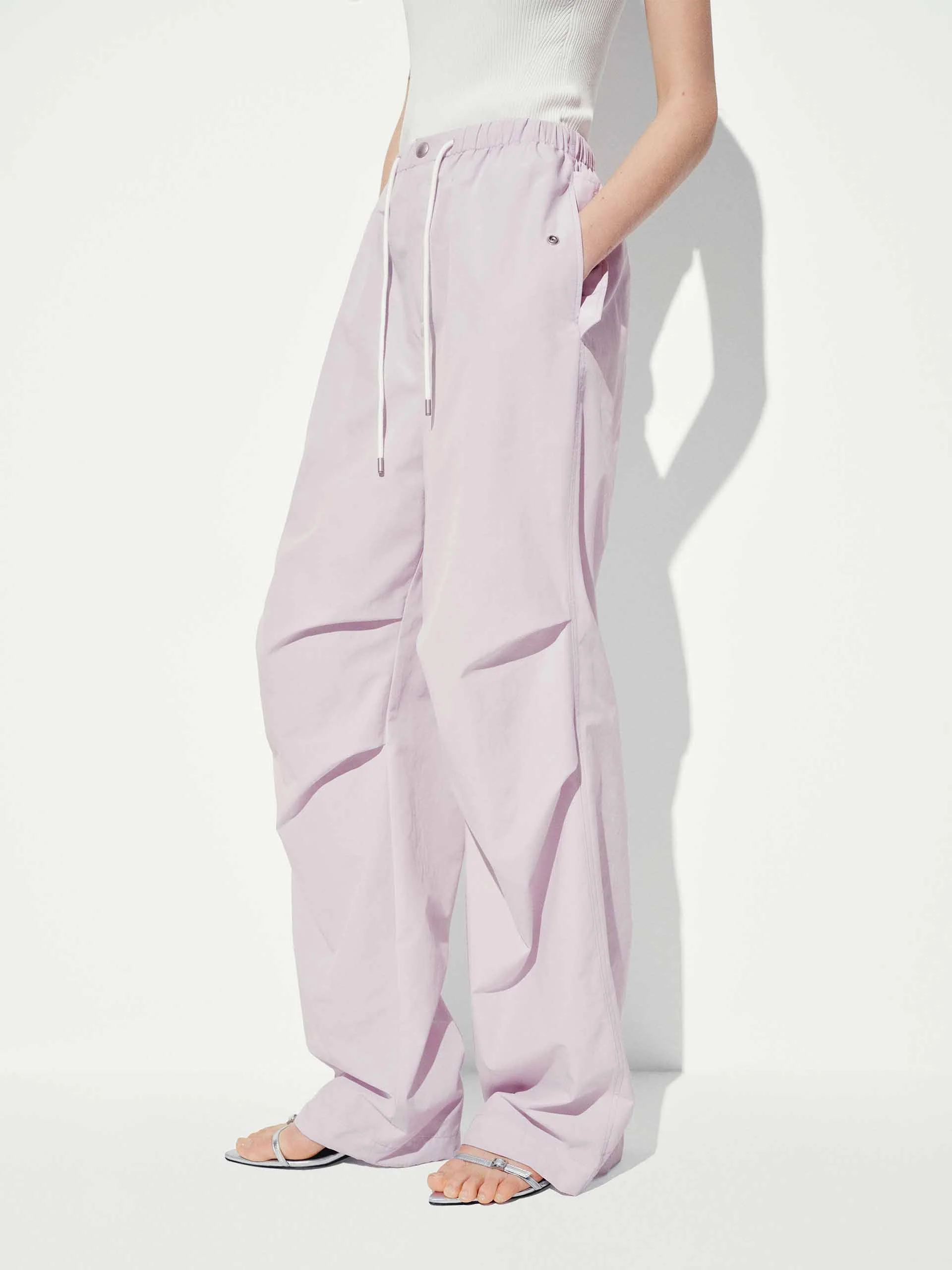 Pleated Drawstring Trousers - Image 18