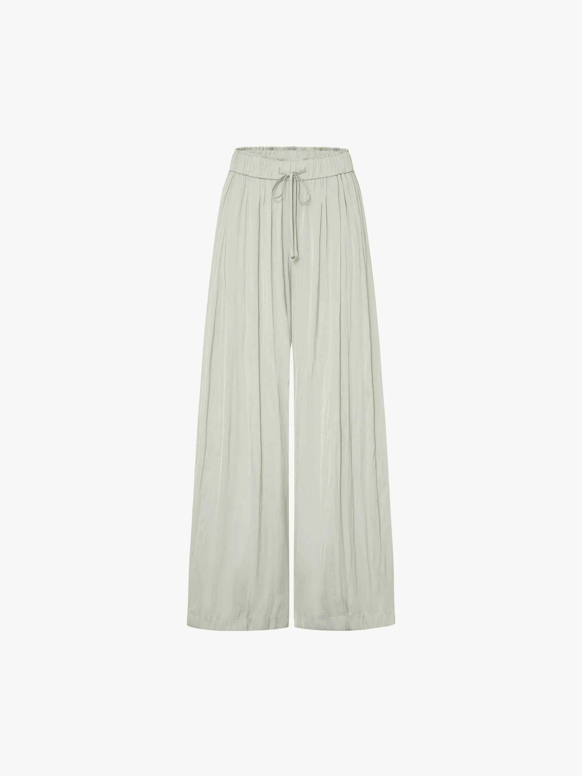 Pleated Drawstring Waist Trousers - Image 13