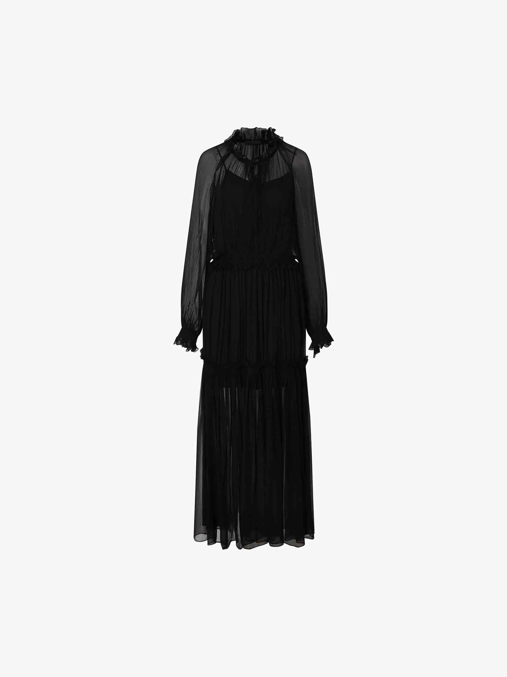 Pleated Flowy Maxi Dress - Image 6