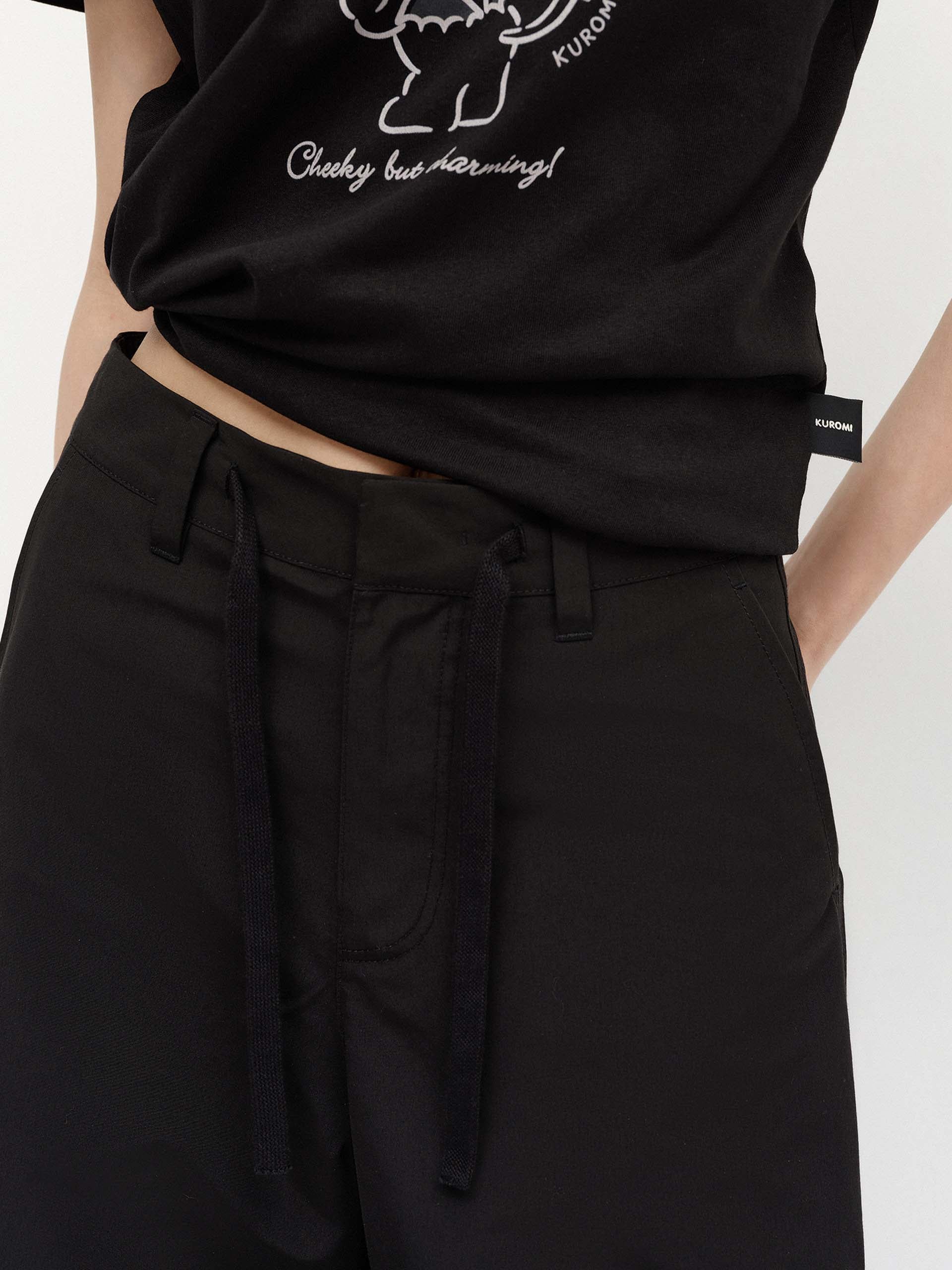 Pleated Wide Leg Cargo Pants - Image 15