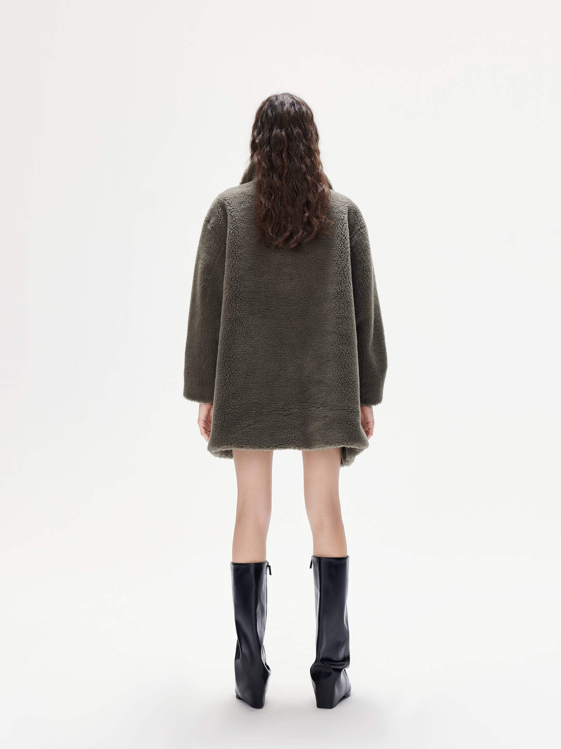 Pocket Detailed Teddy Coat - Image 4
