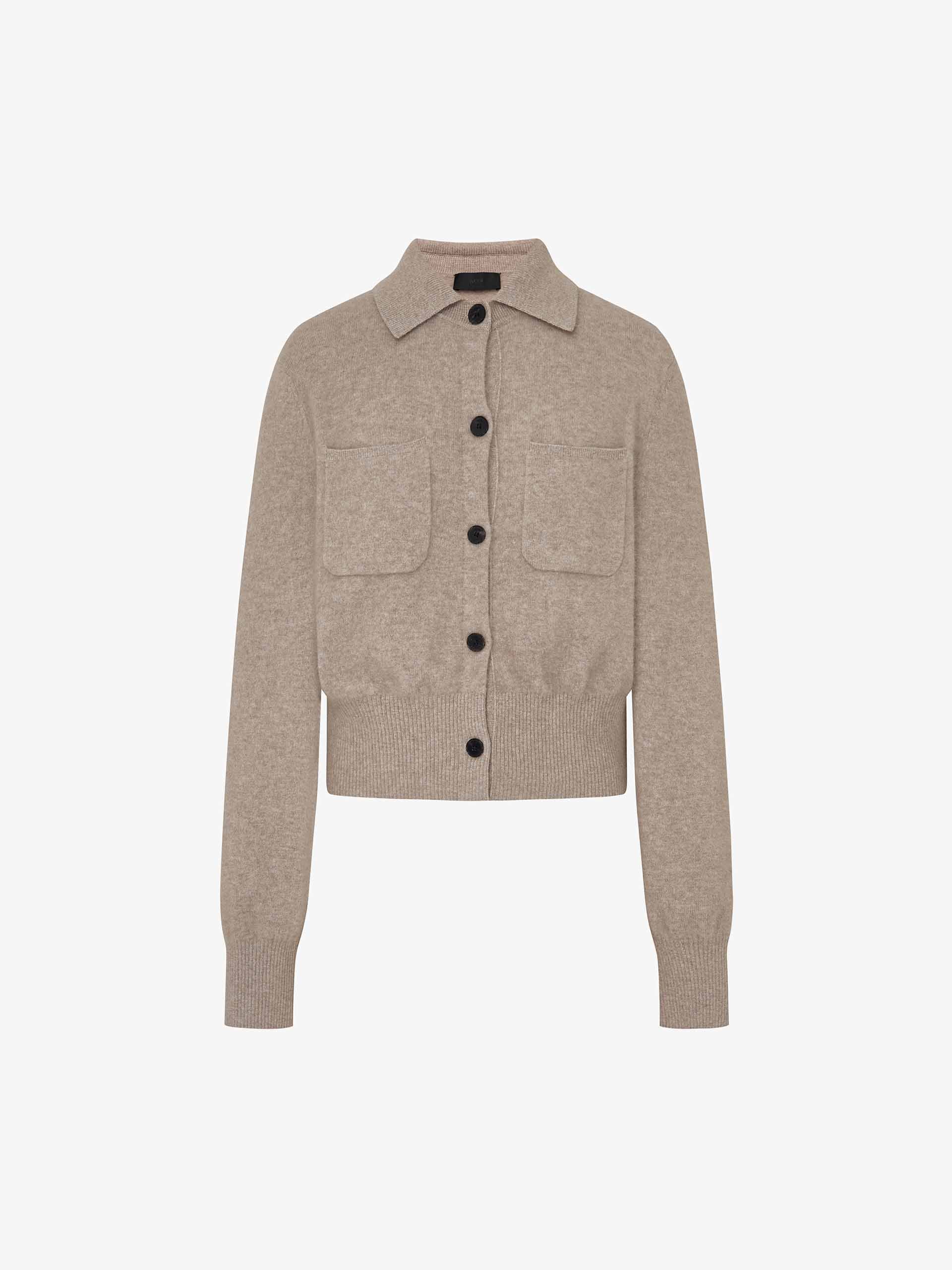 Polo Collar Button Cardigan - Image 5