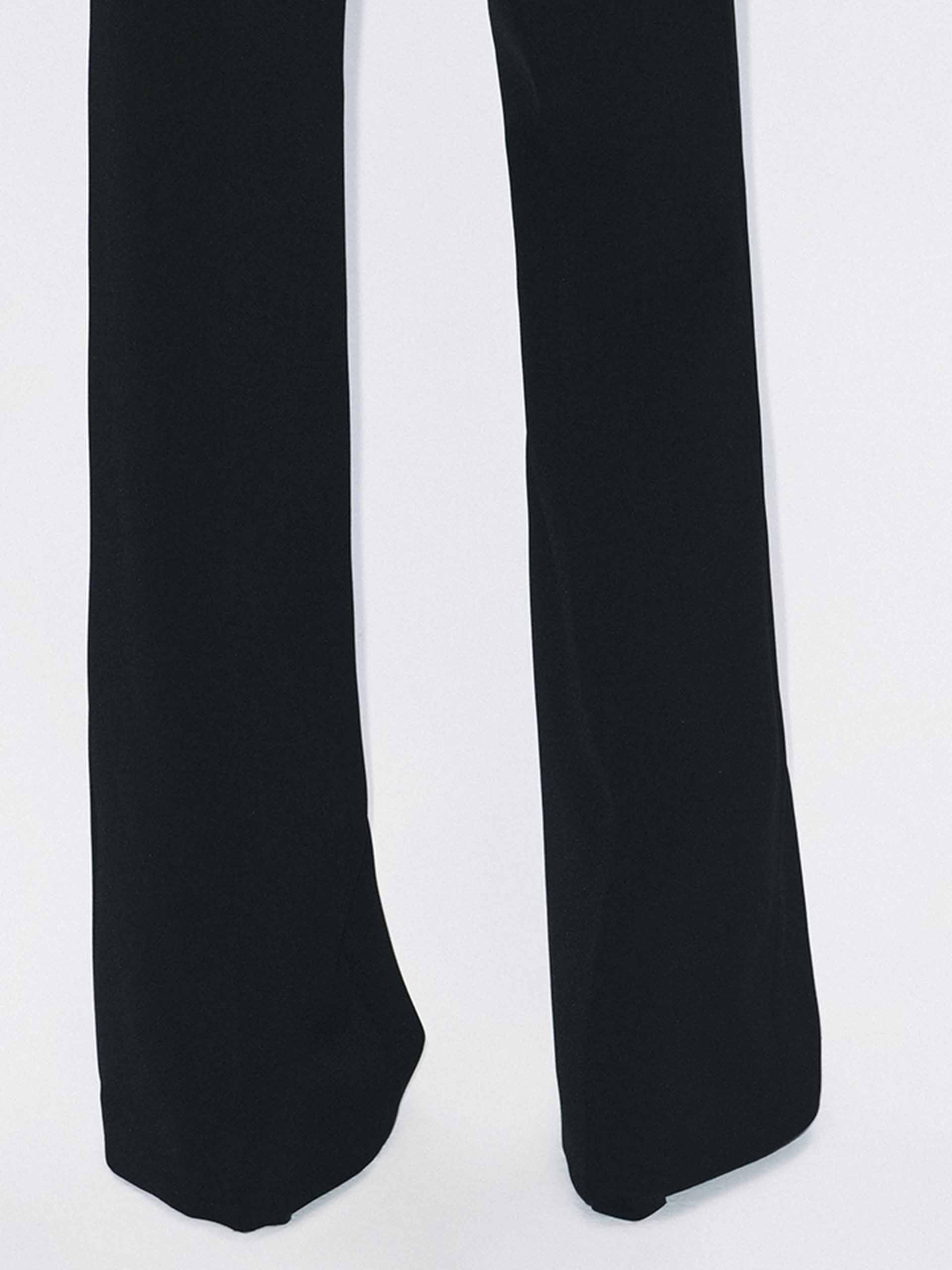 Pressed Creases Flared Trousers - Image 8
