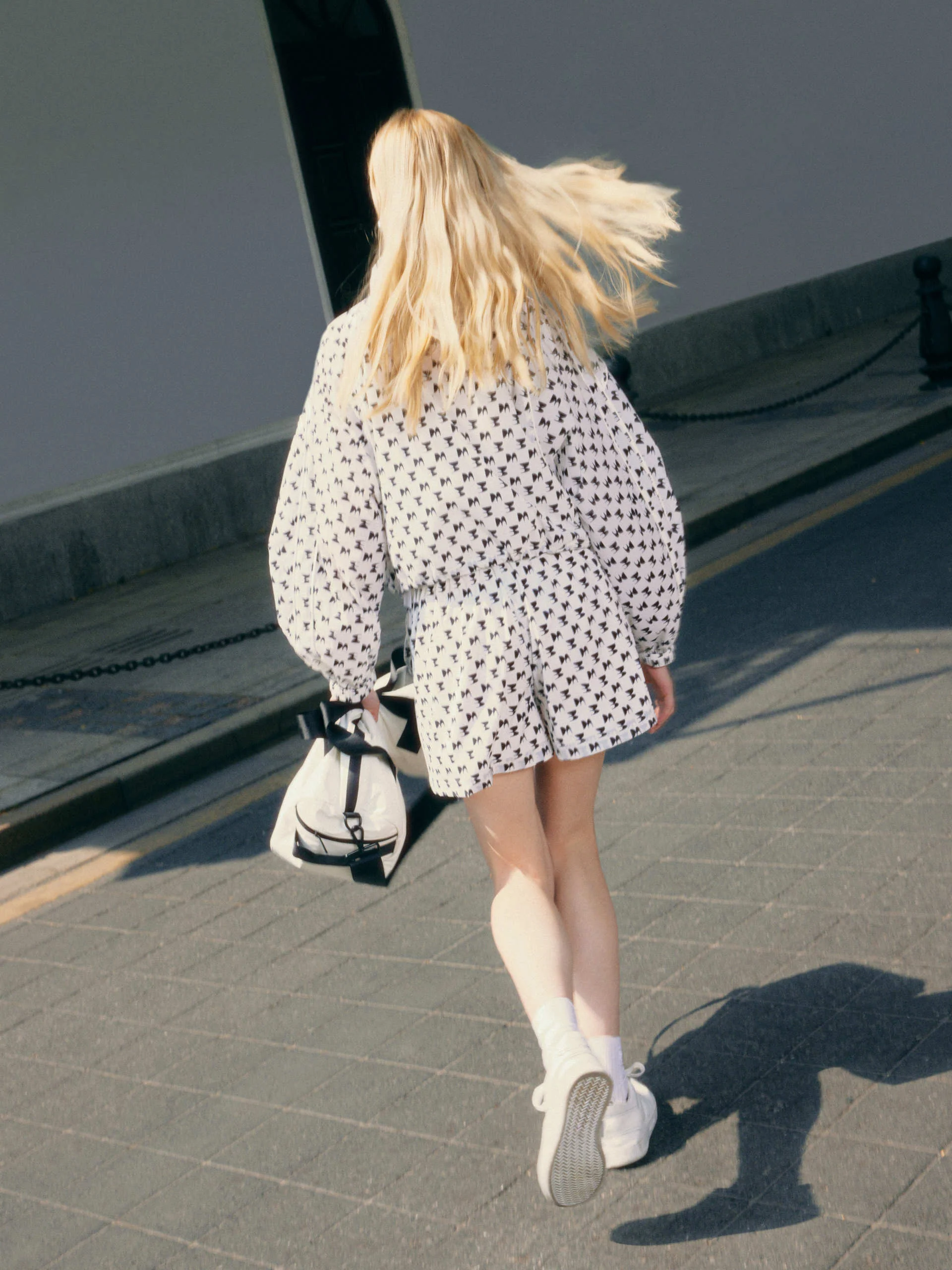 Printed Sheer Hoodie Jacket - Image 8