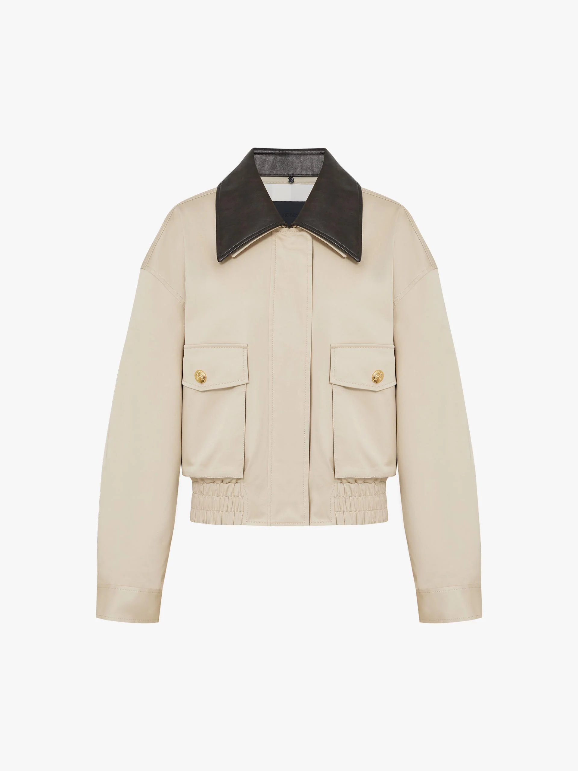 PU Collar Short Jacket - Image 5