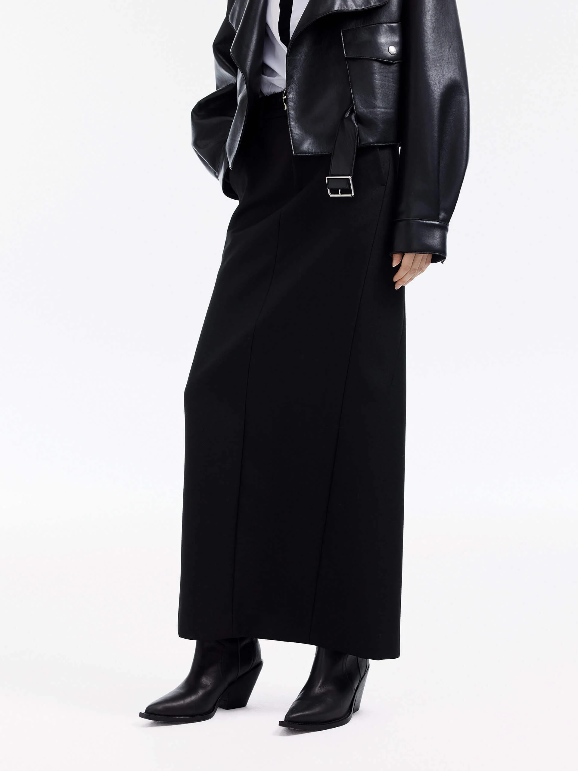 PU Leather Cropped Jacket - Image 8
