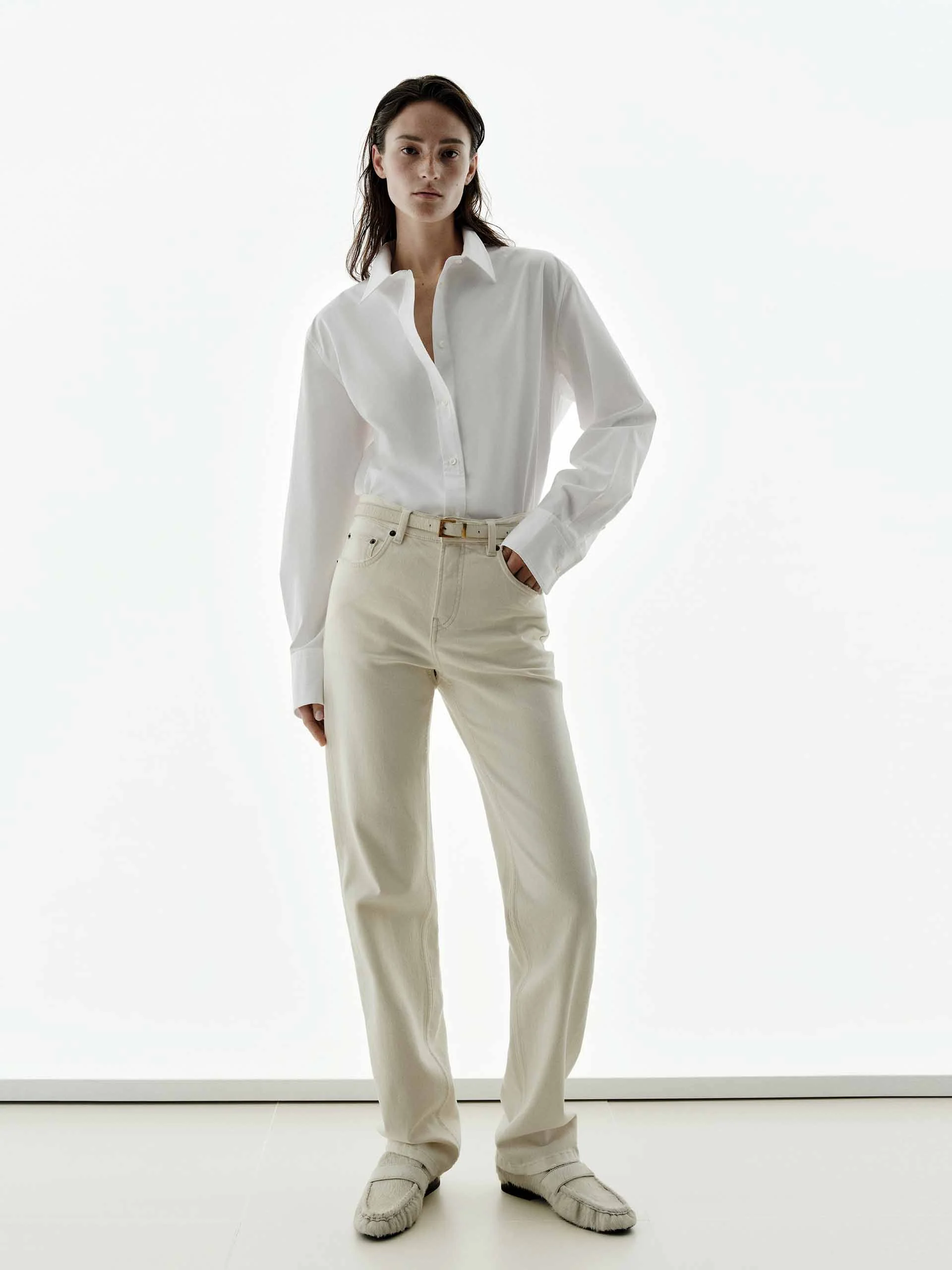 Pure Cotton Button Shirt - Image 2