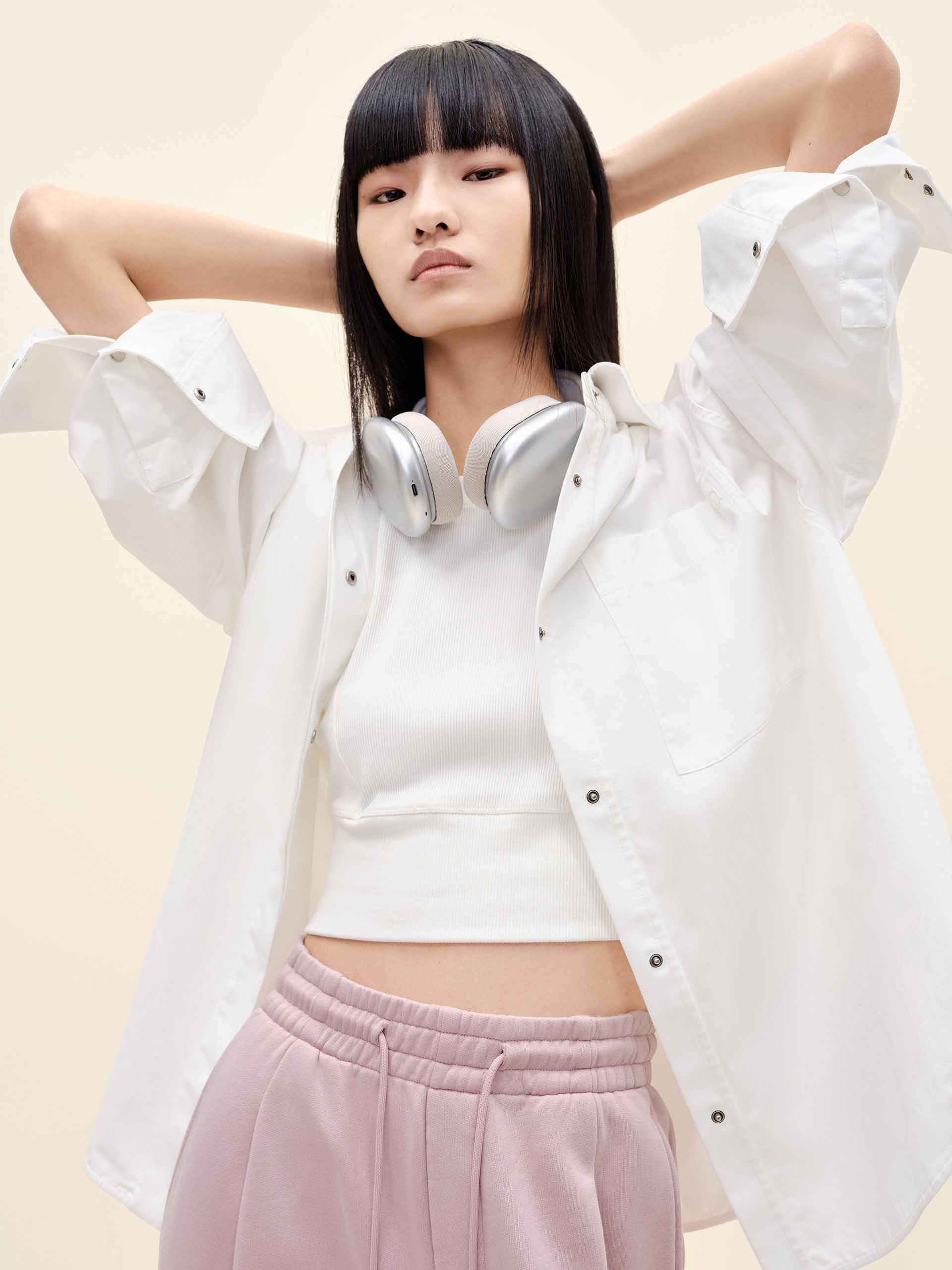 Pure Cotton Loose Shirt - Image 3