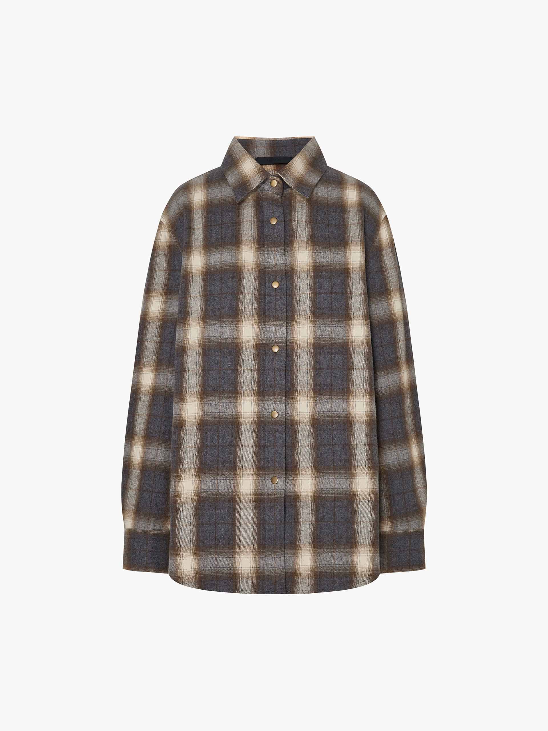 Pure Cotton Plaid Shirt - Image 5