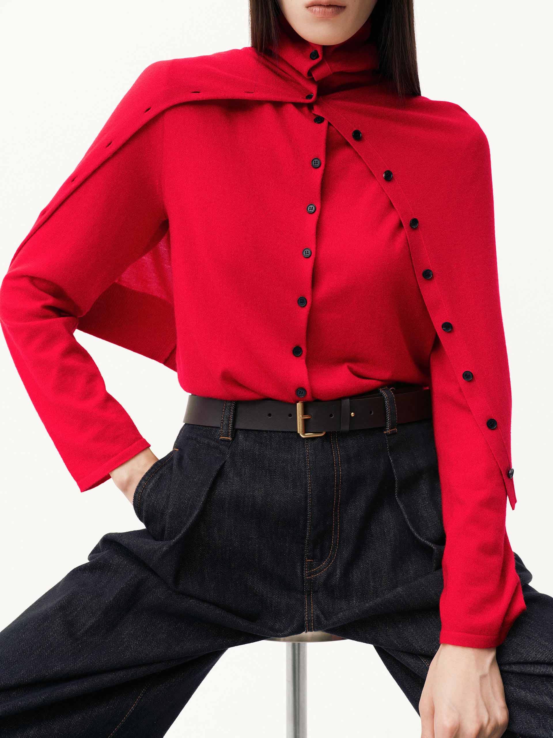 Pure Wool Knitted Cardigan - Image 8
