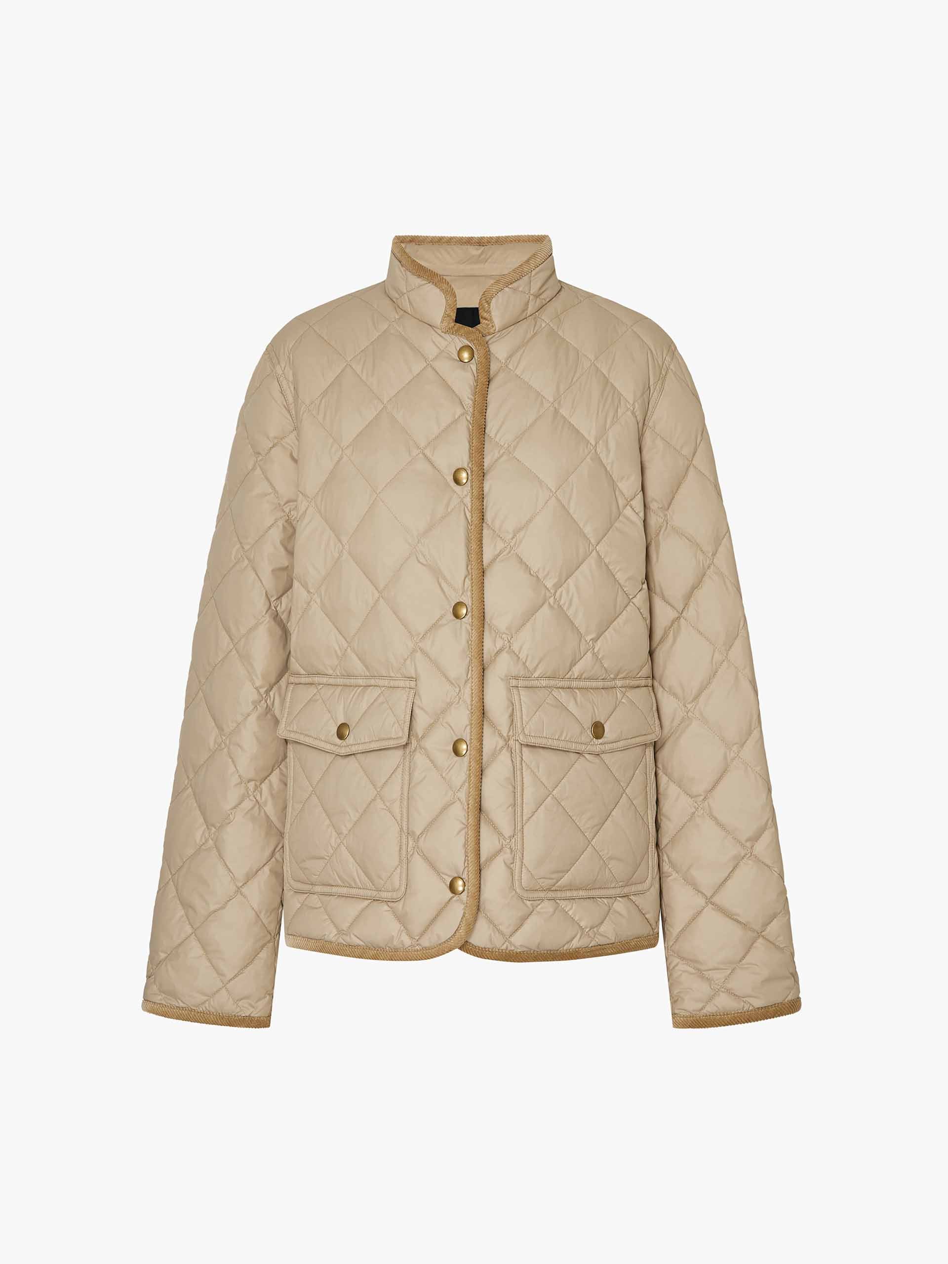 Quilted Mock Neck Down Jacket - Image 5