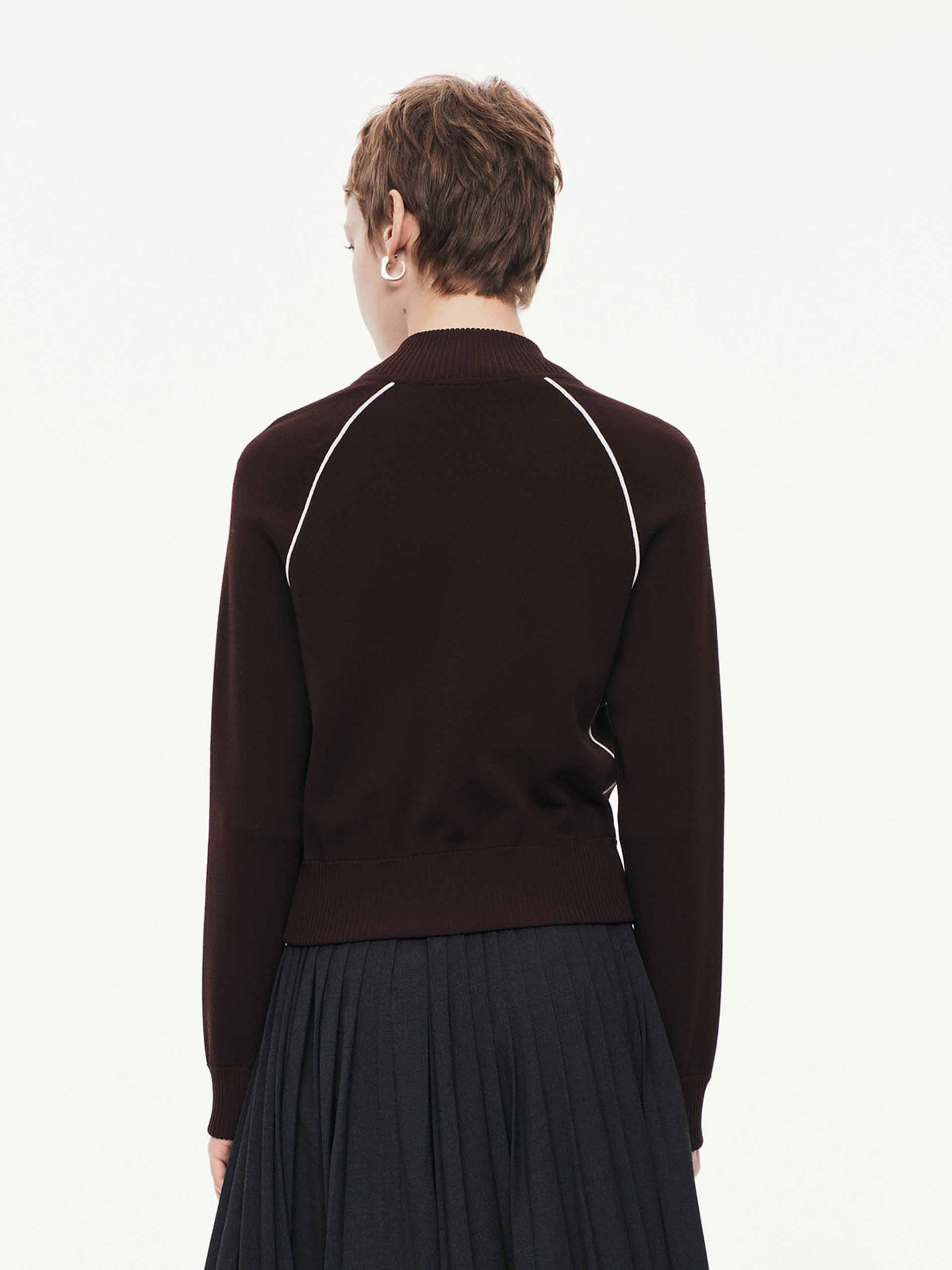 Raglan Sleeve Cropped Cardigan - Image 11
