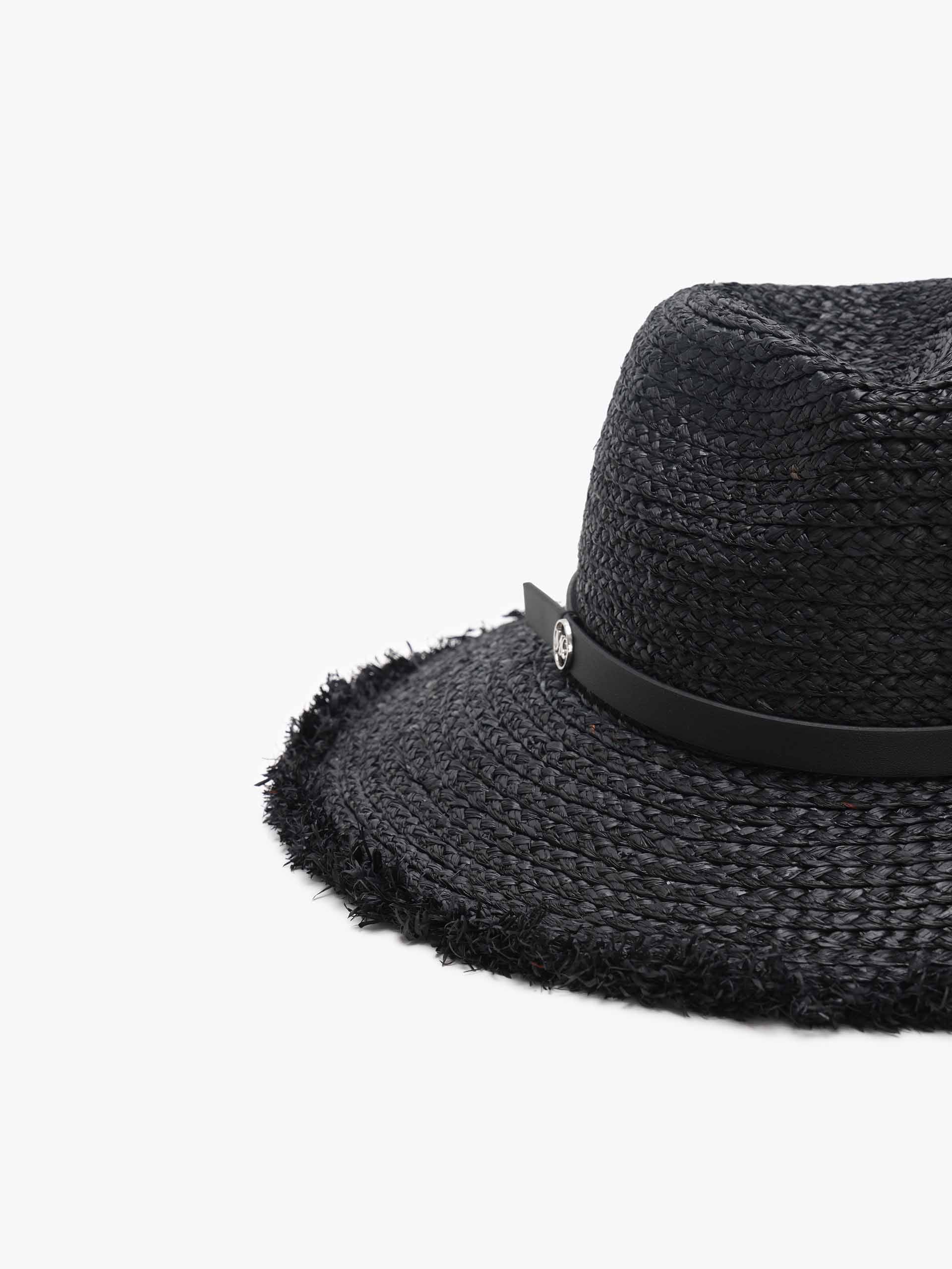 Raw-edge Straw Hat - Image 3