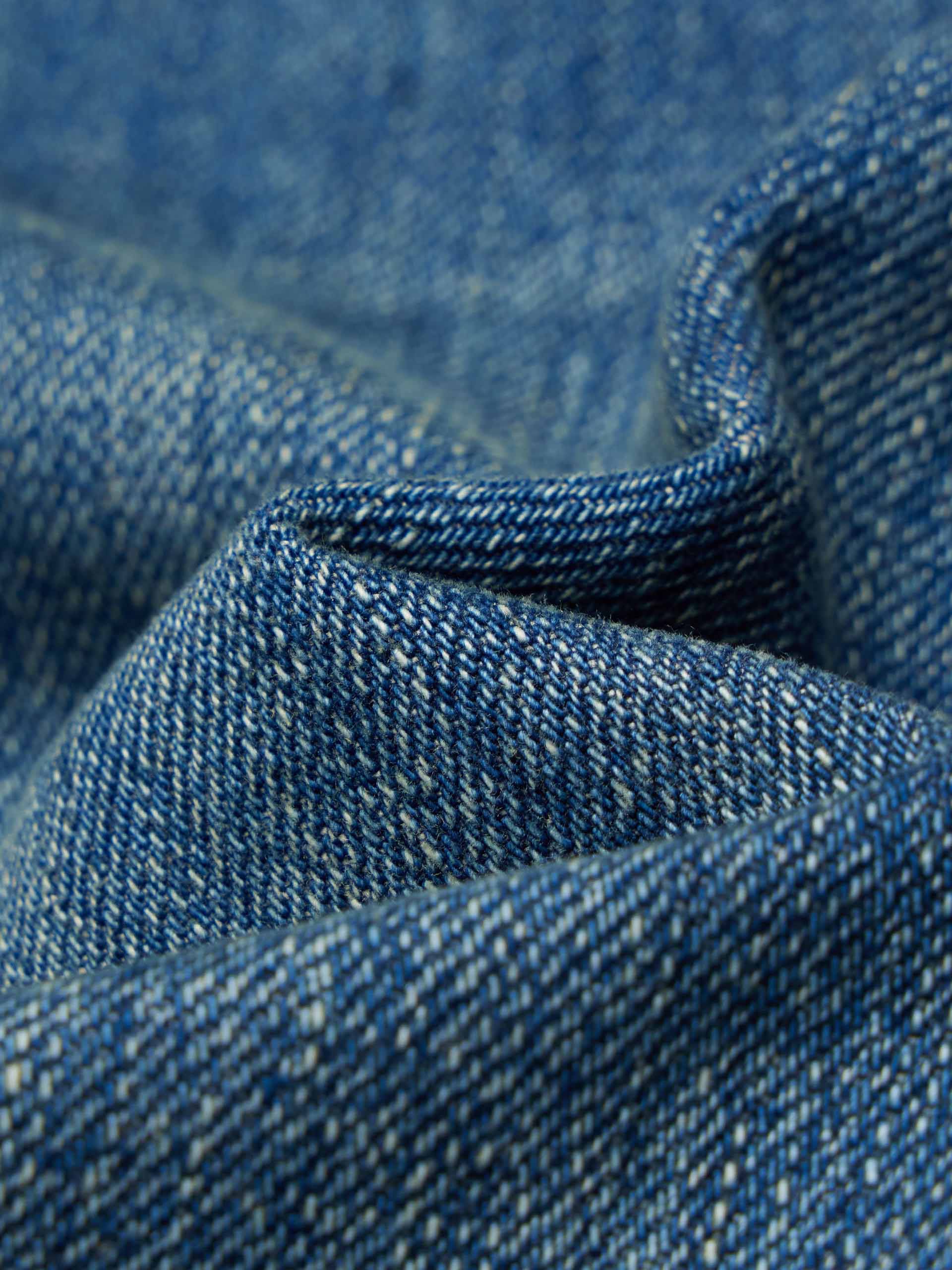 Raw Hem Cotton Jeans - Image 4