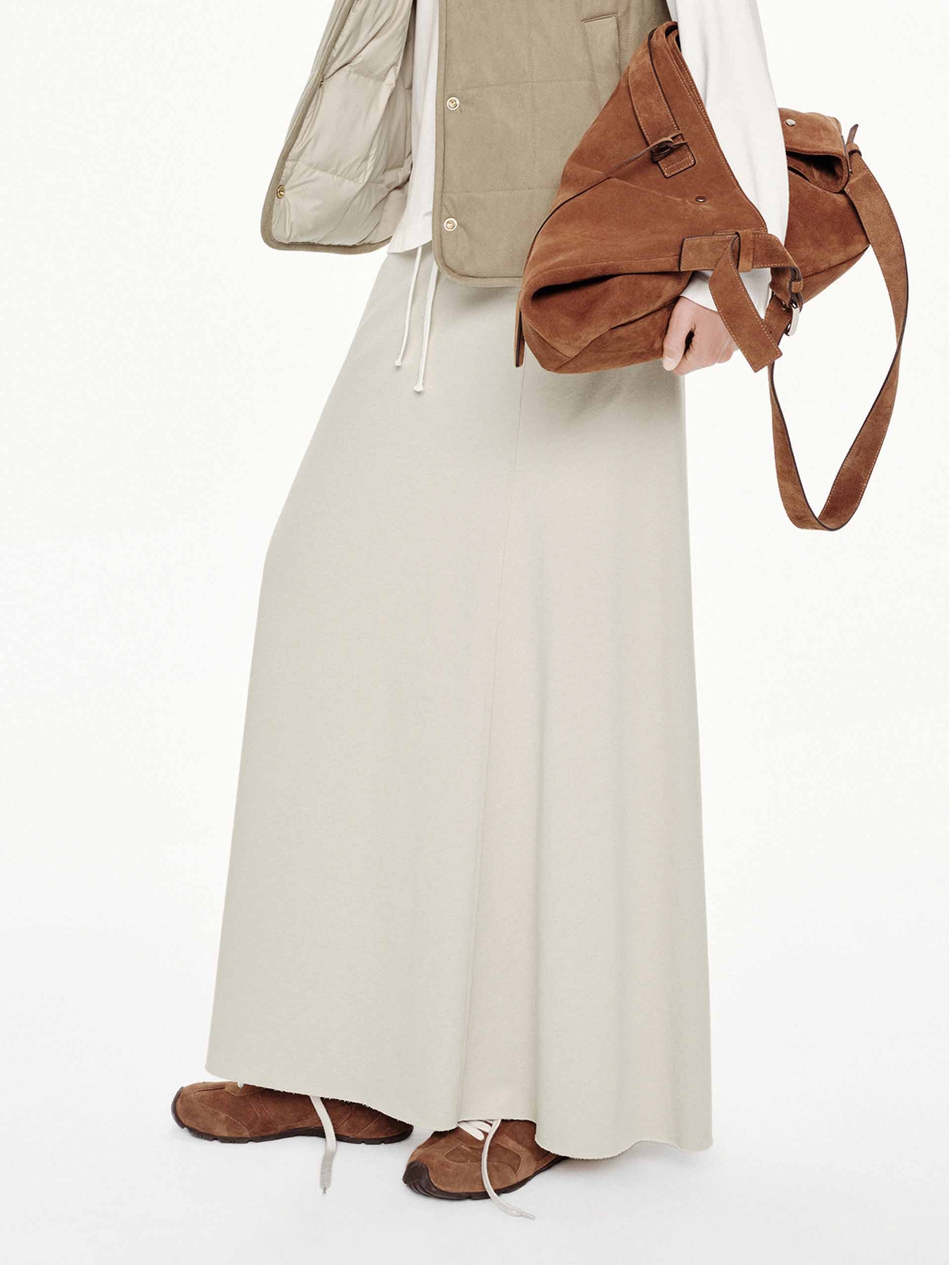 Raw Hem Drawstring Skirt - Image 16
