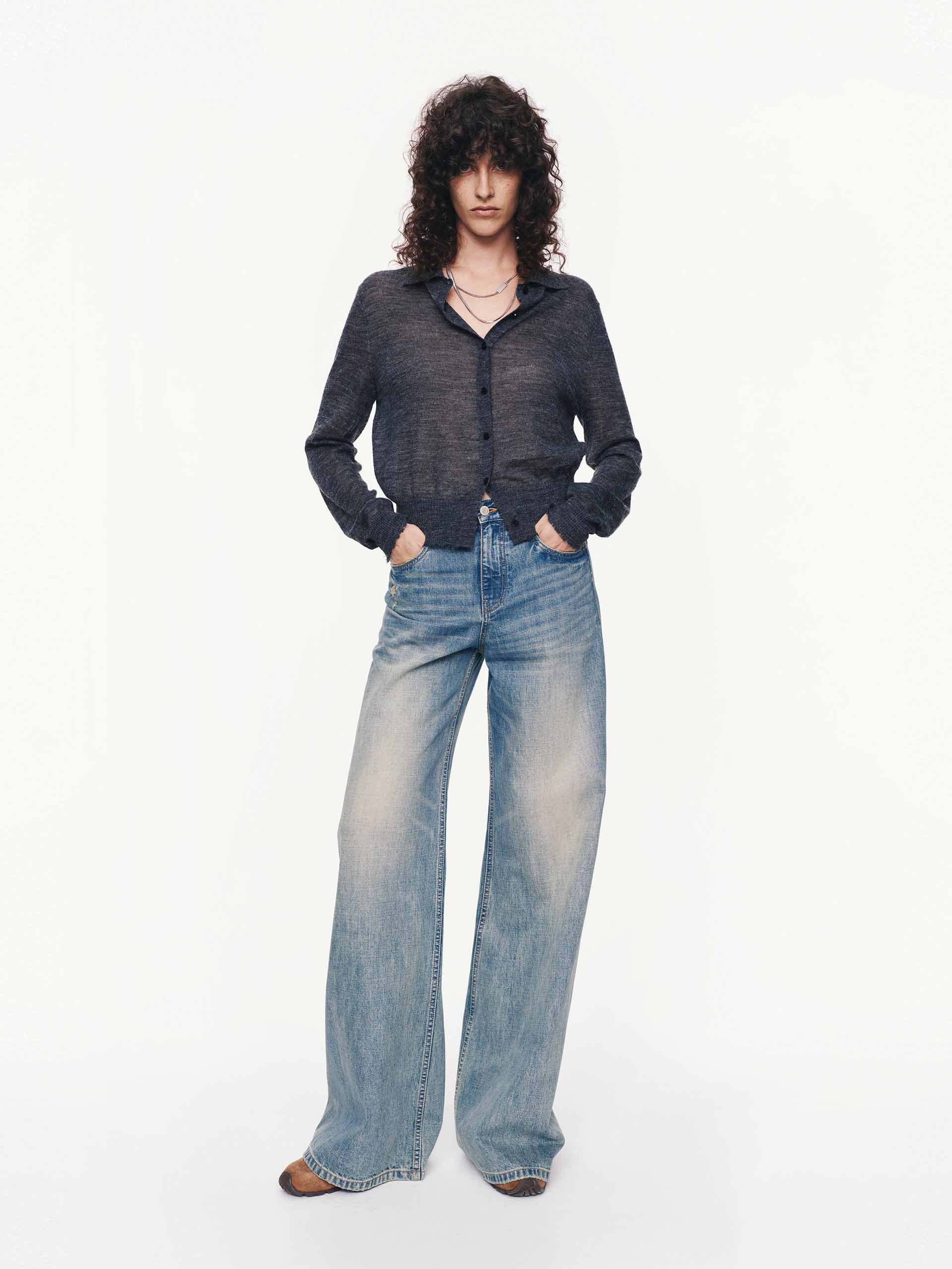 Raw Hem Knitted Cardigan - Image 10