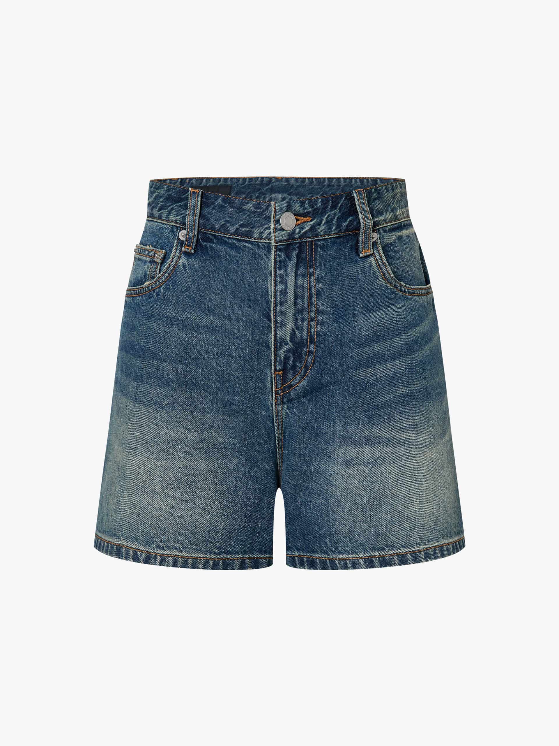 Raw Hem Whiskered Shorts - Image 5