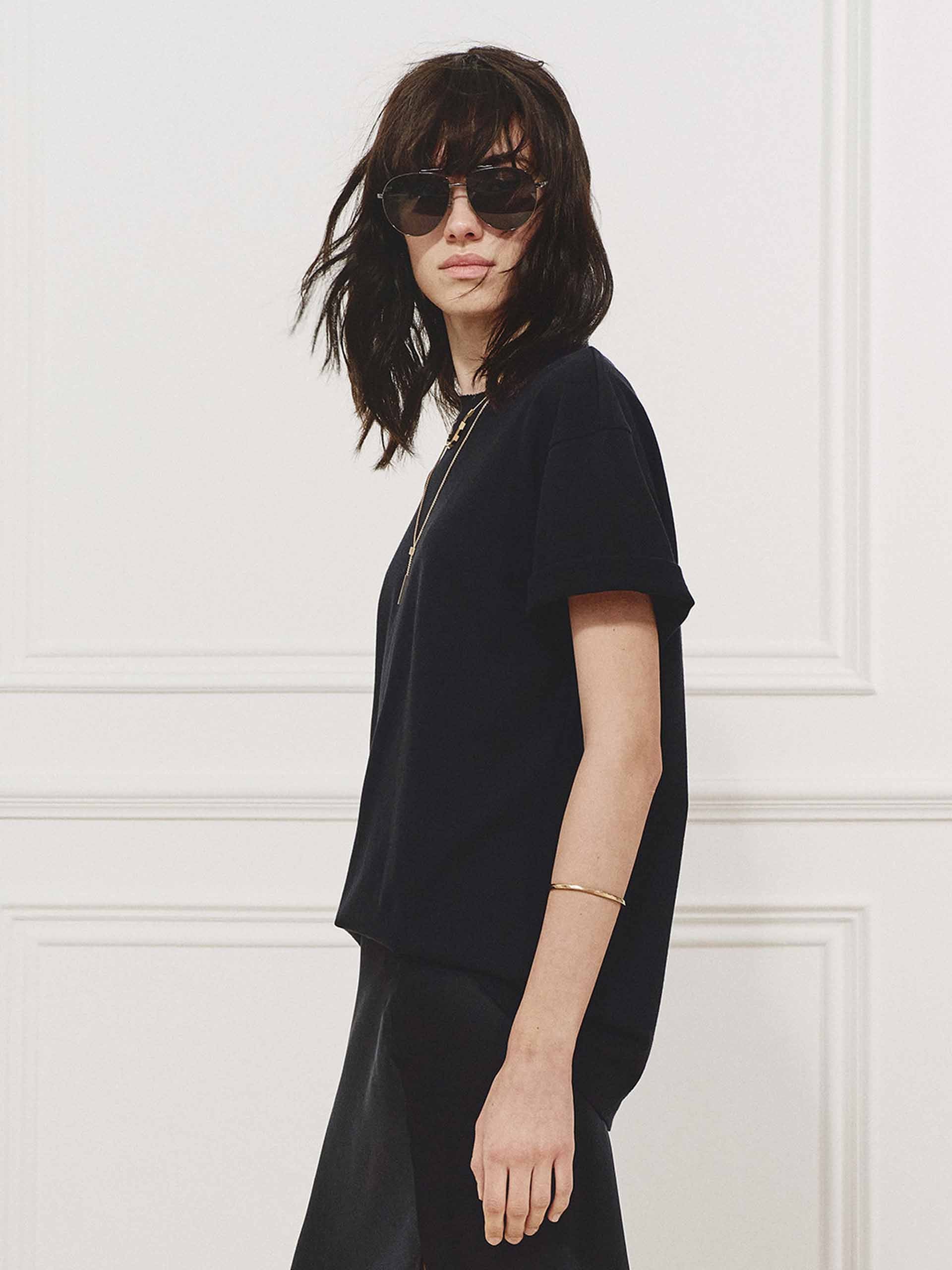 Raw Trim Cotton T-shirt - Image 15