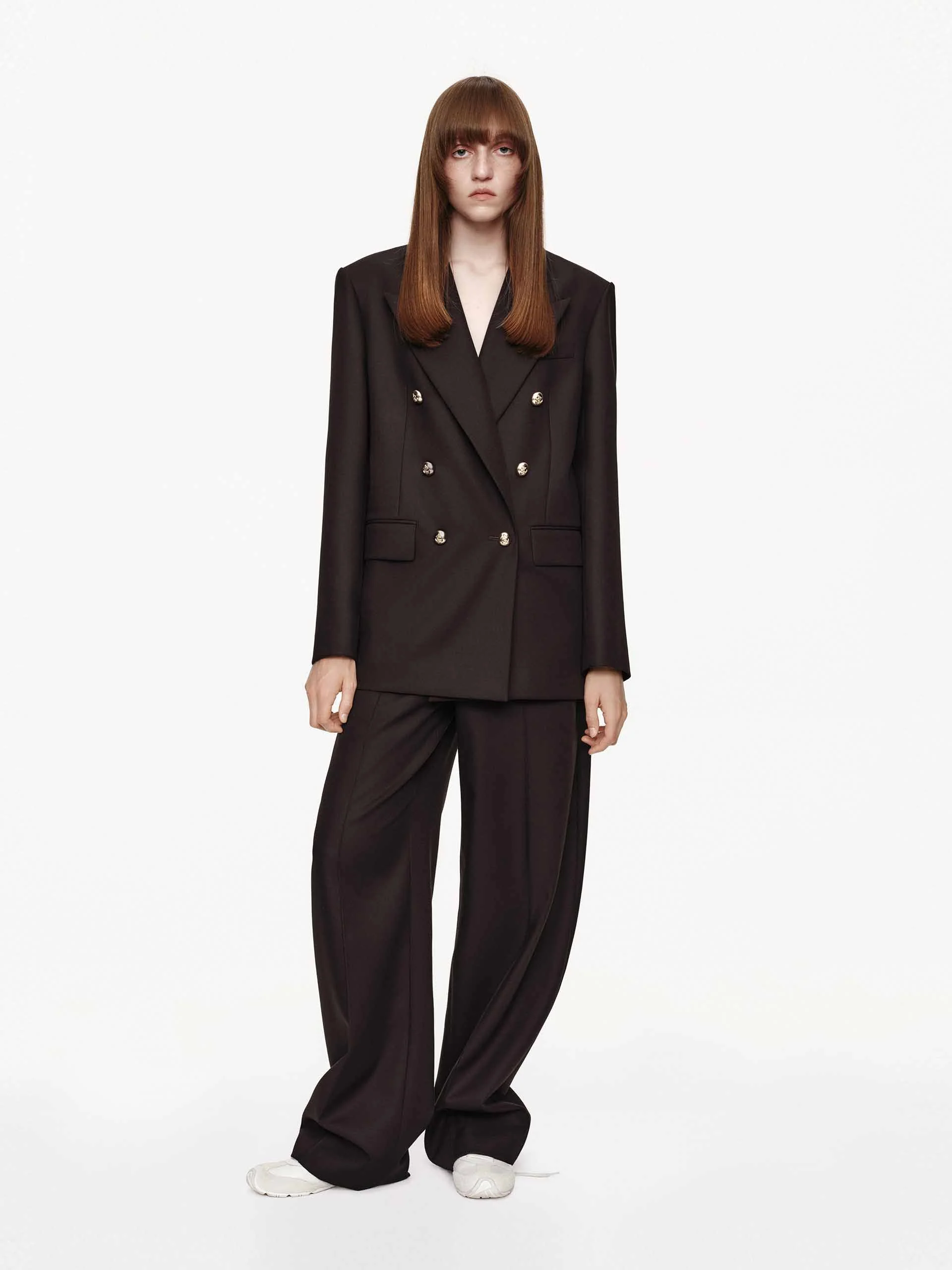 Relaxed Barrel Leg Trousers - Image 2
