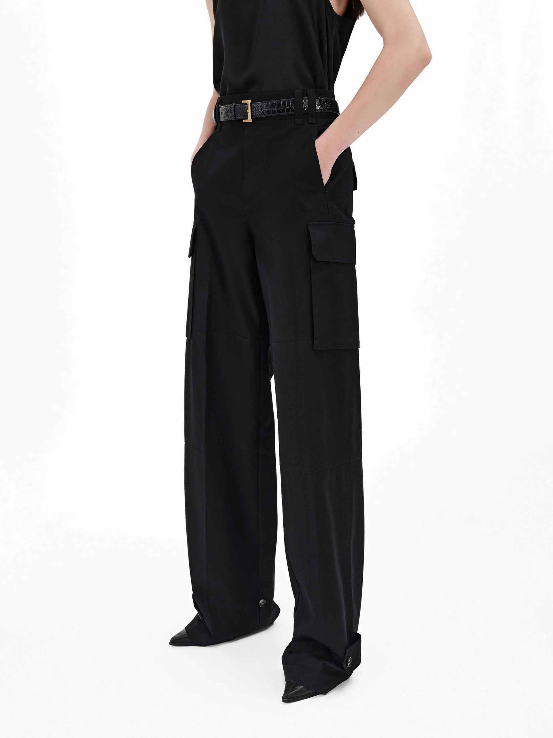 Relaxed Cotton Cargo Pants - Image 6