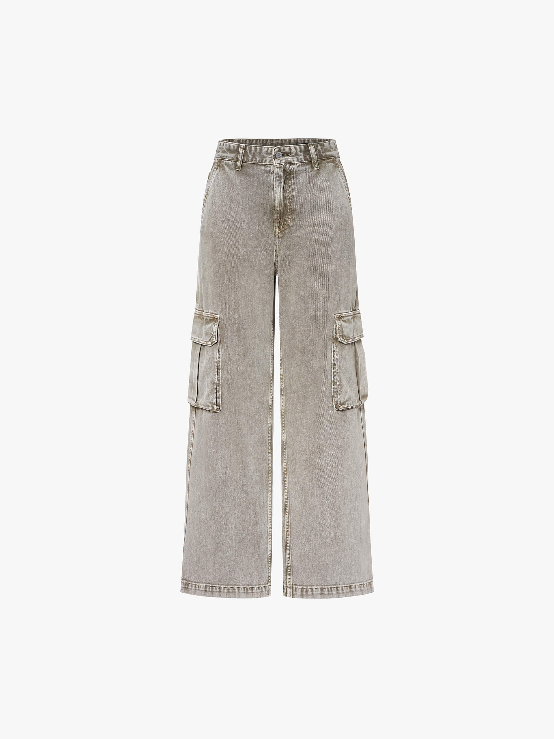 Relaxed Fit Cargo Jeans - Image 5