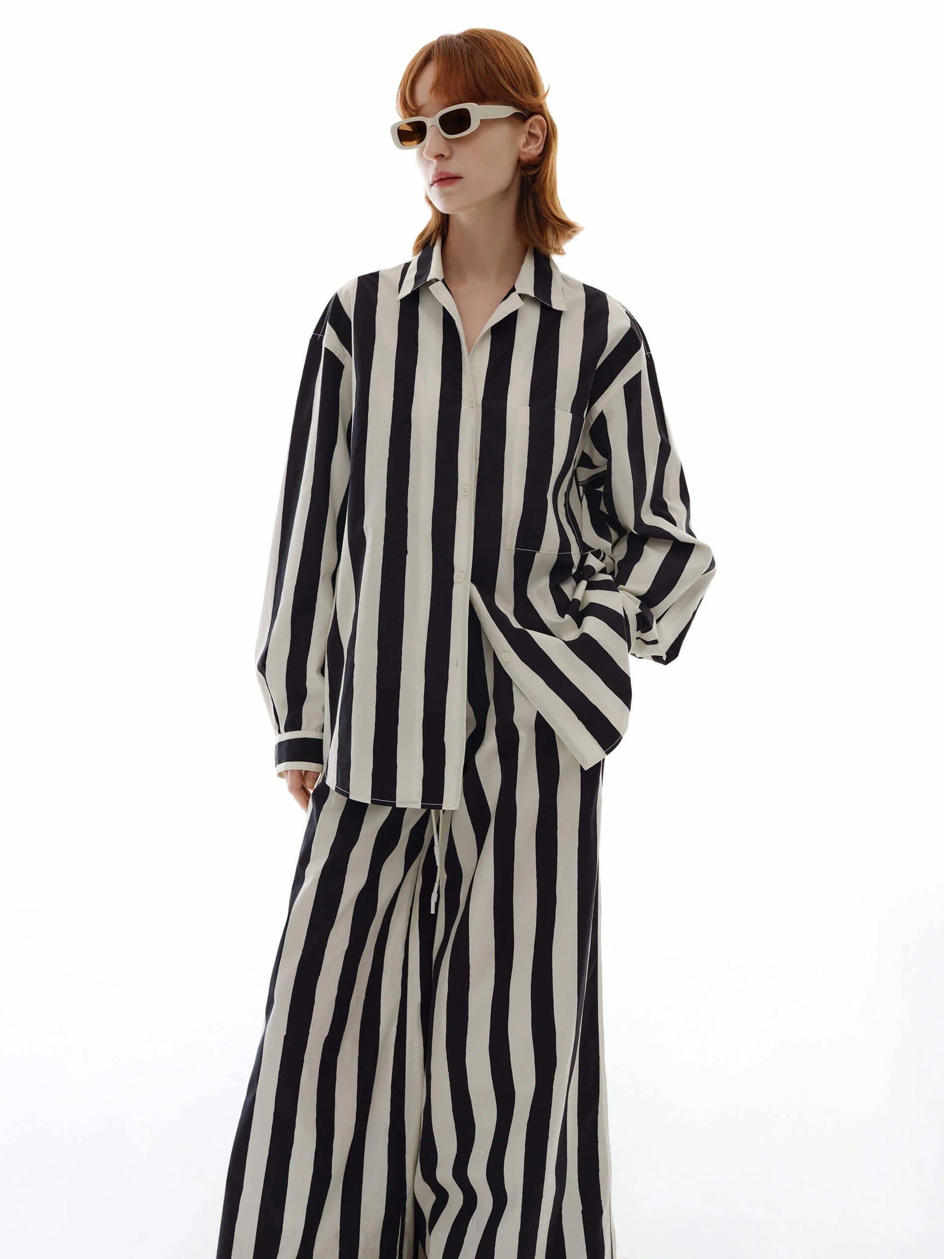 Relaxed Fit Striped Shirt