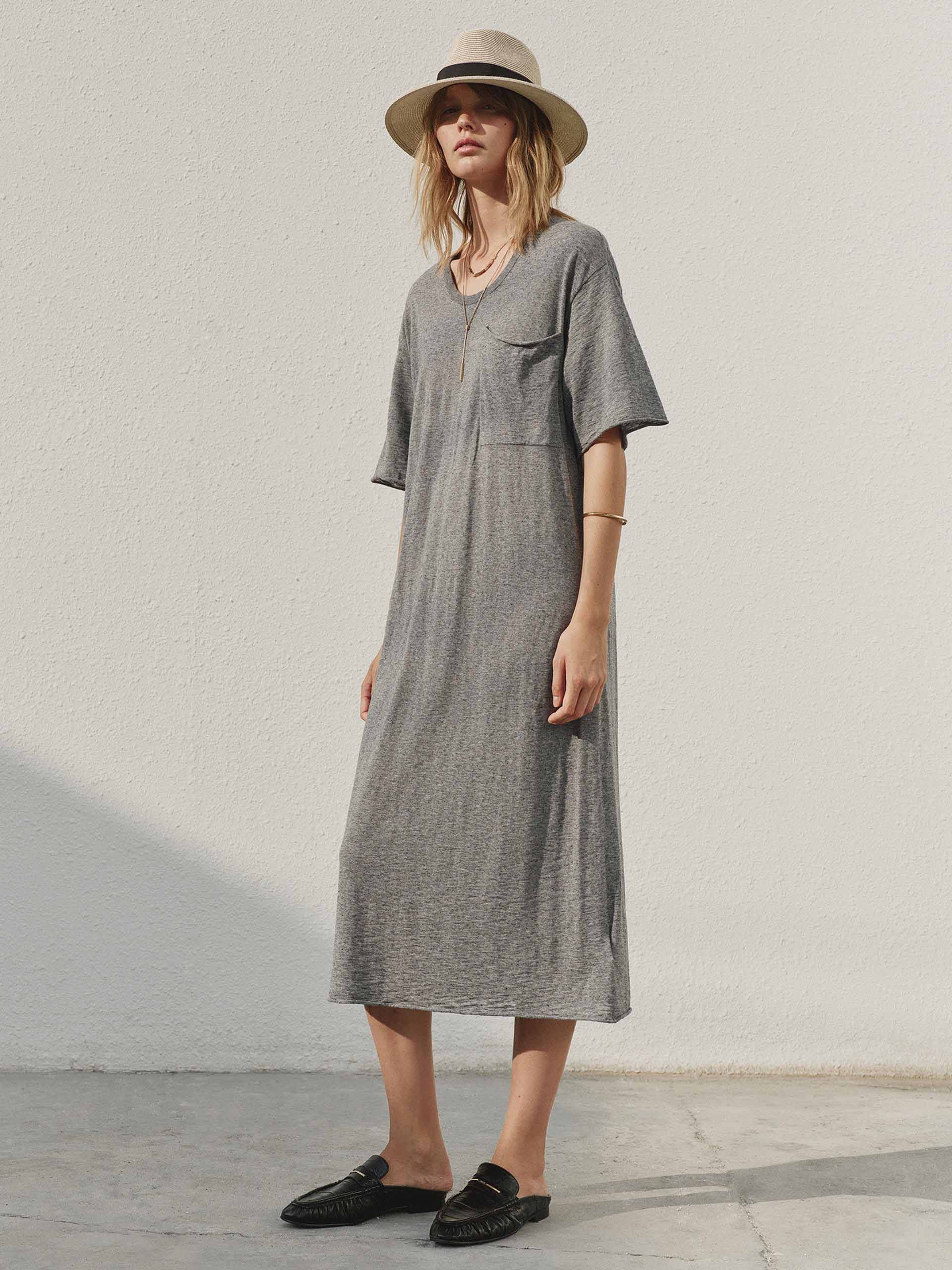 Relaxed Midi T-shirt Dress - Image 2