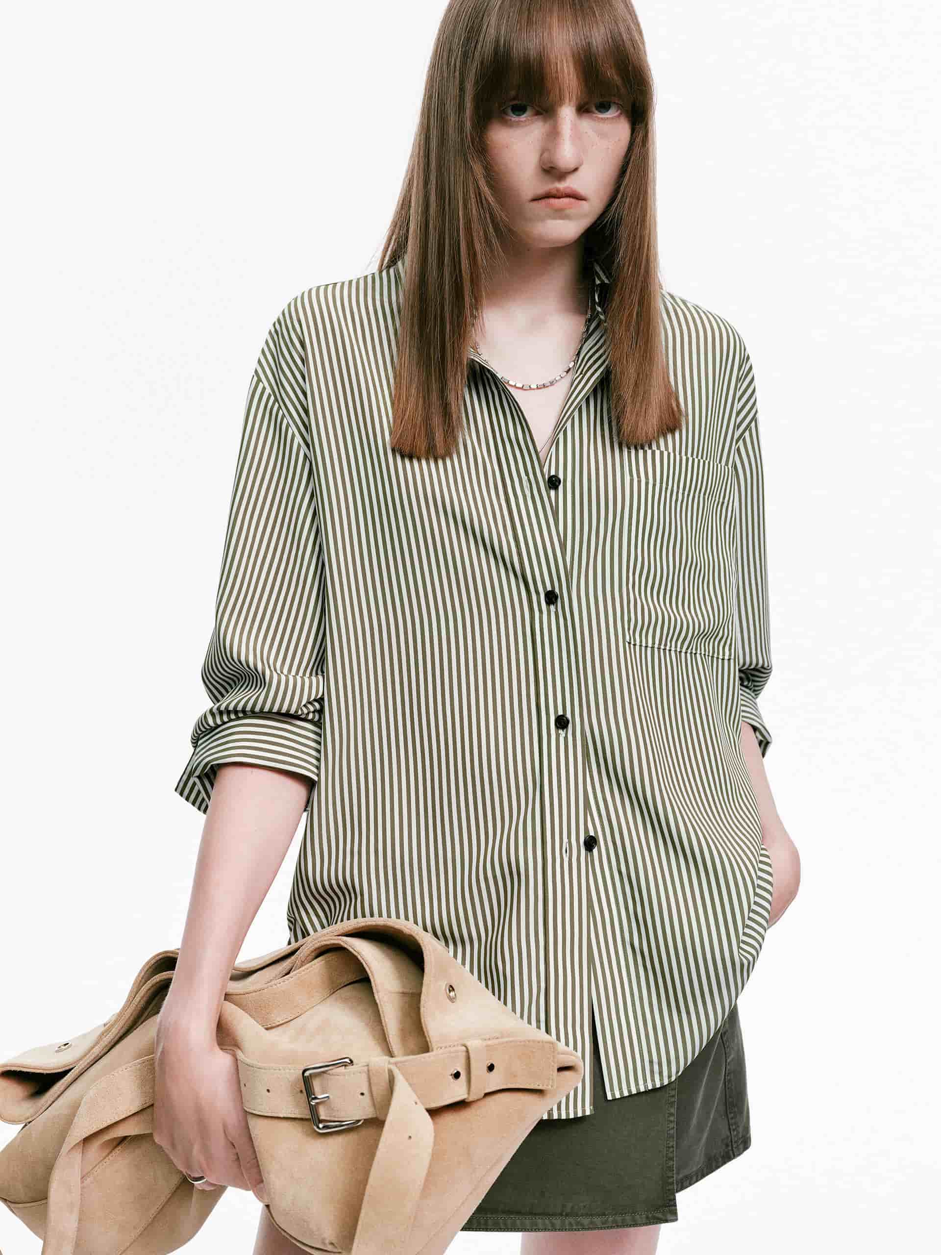 Relaxed Pinstripe Shirt