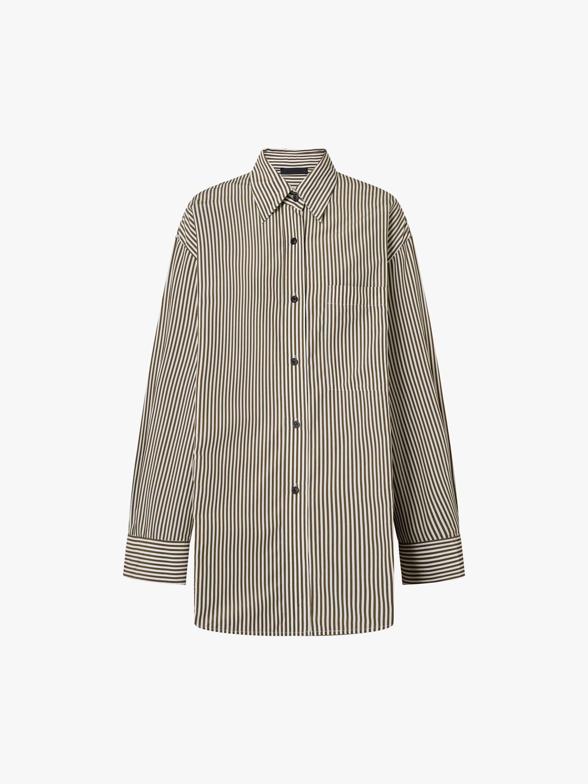 Relaxed Pinstripe Shirt - Image 5