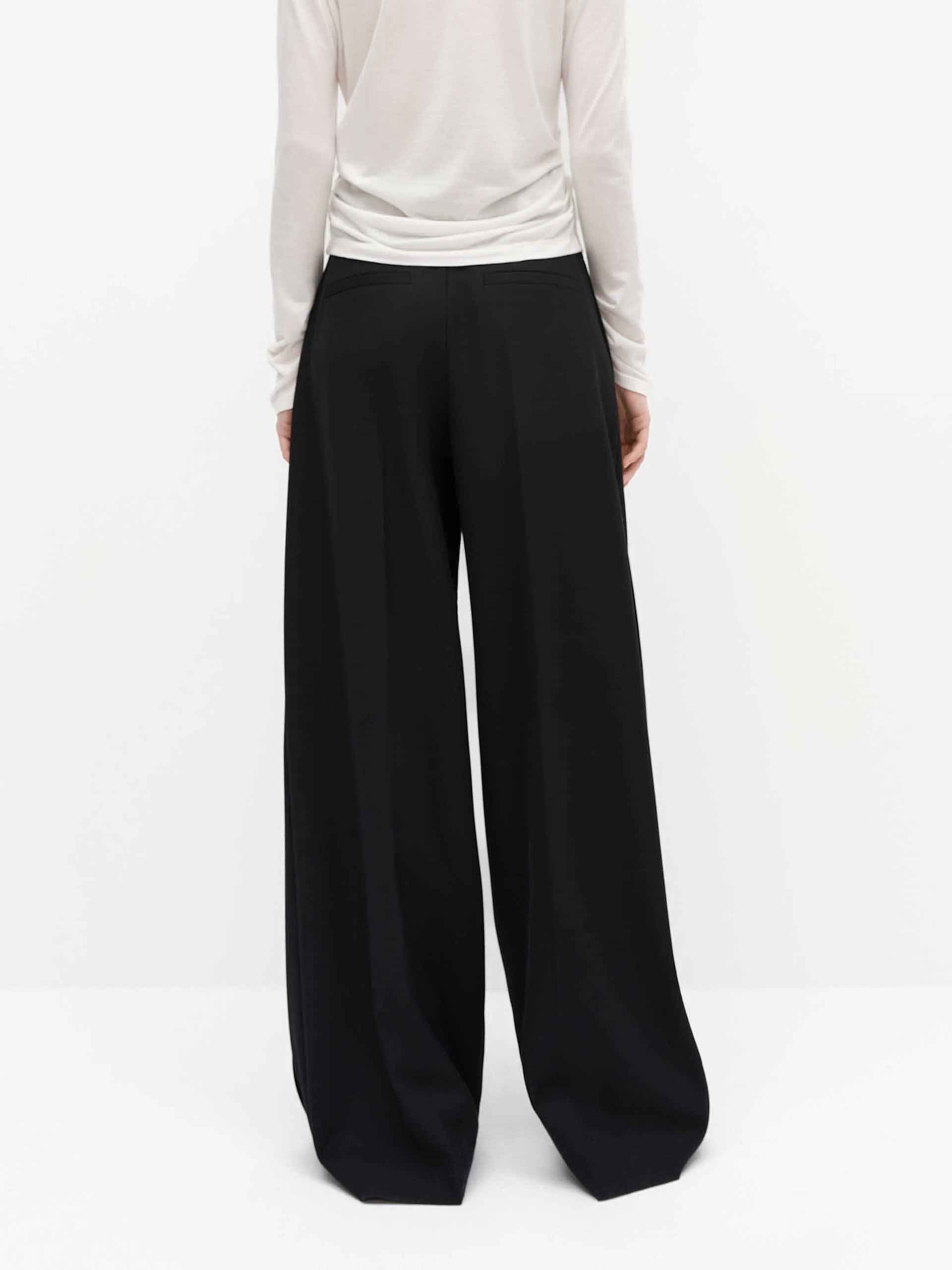 Relaxed Wide Leg Pants - Image 3