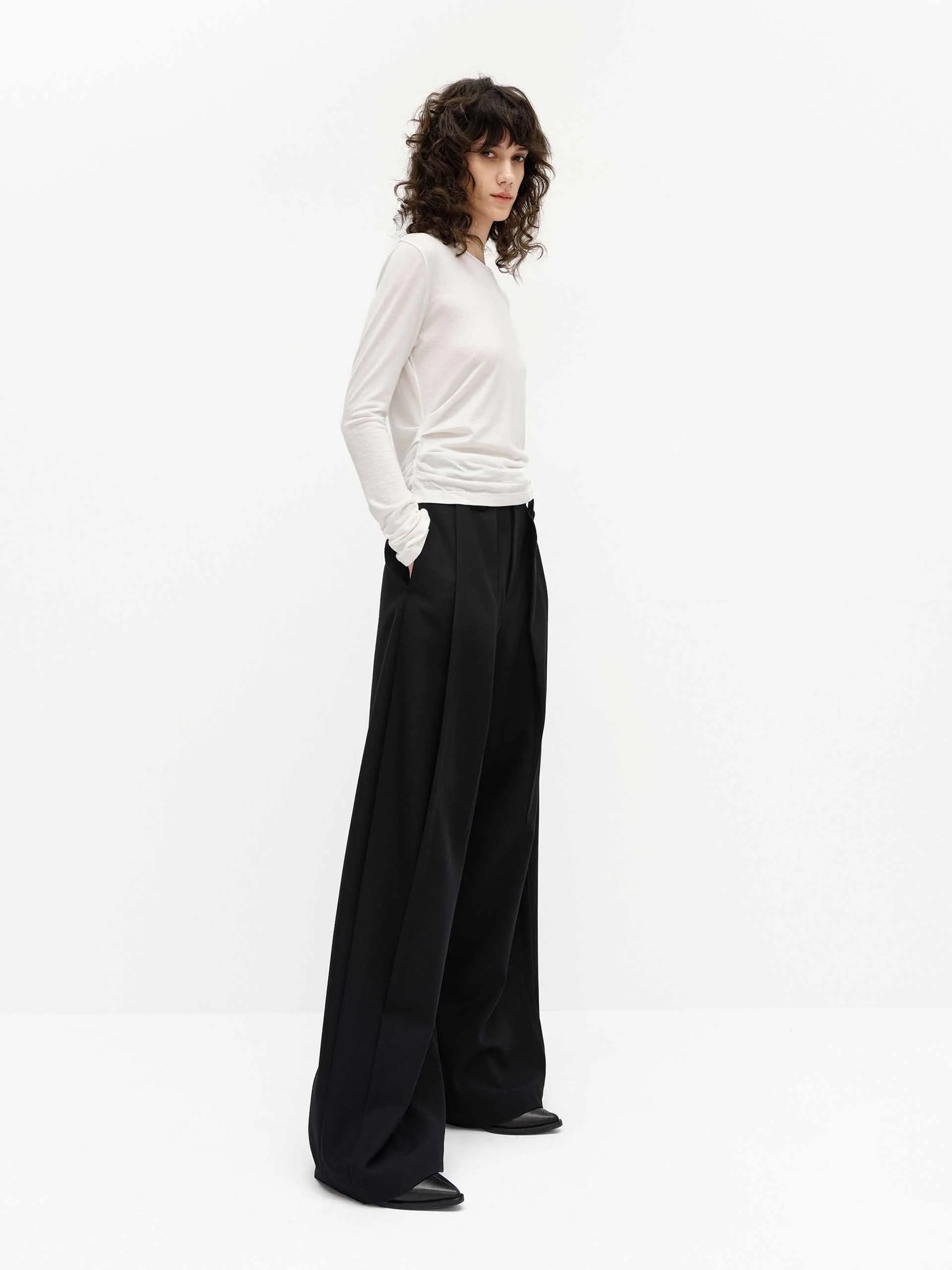 Relaxed Wide Leg Pants - Image 6