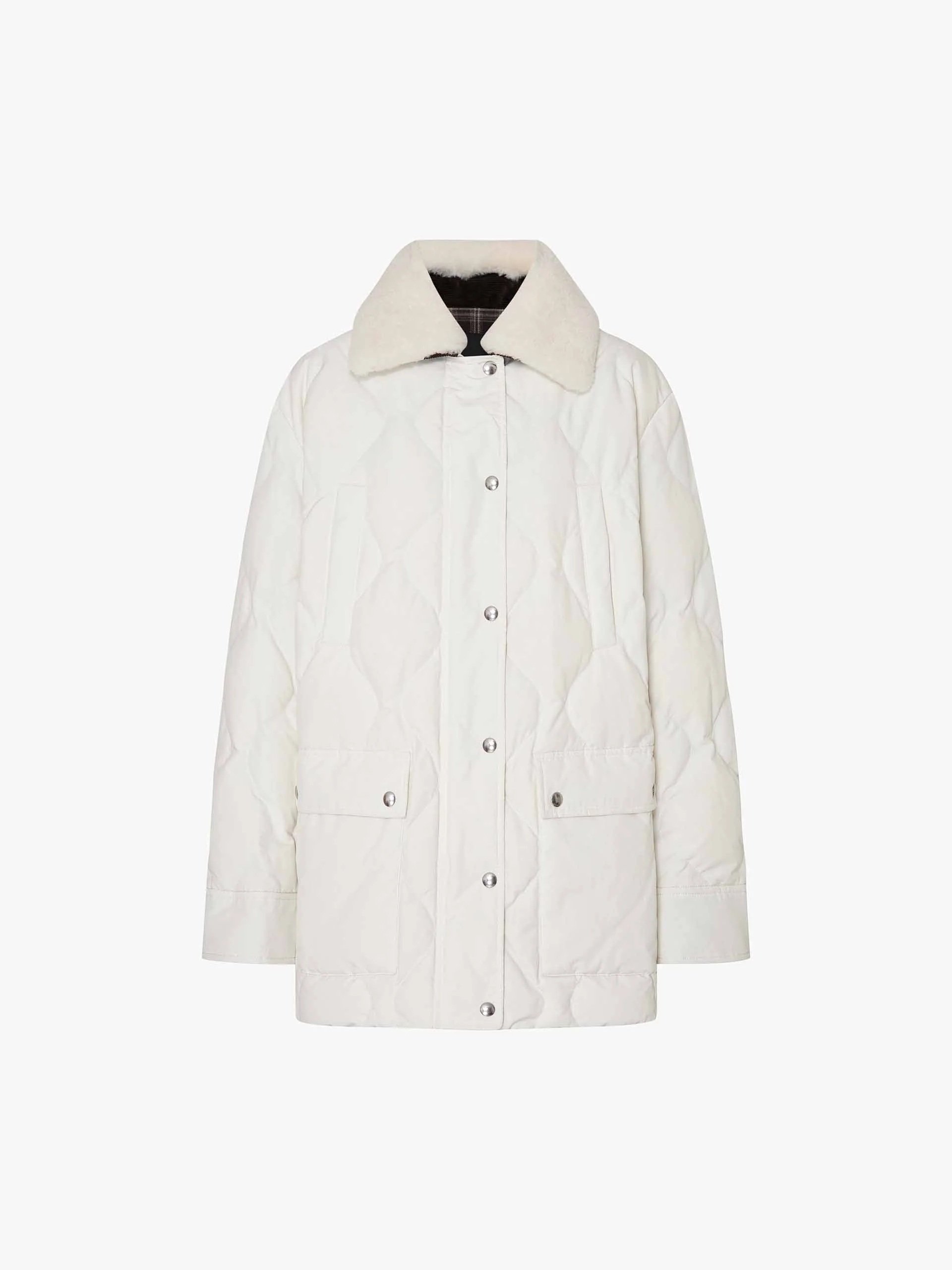 Fur Collar Down Jacket - Image 13